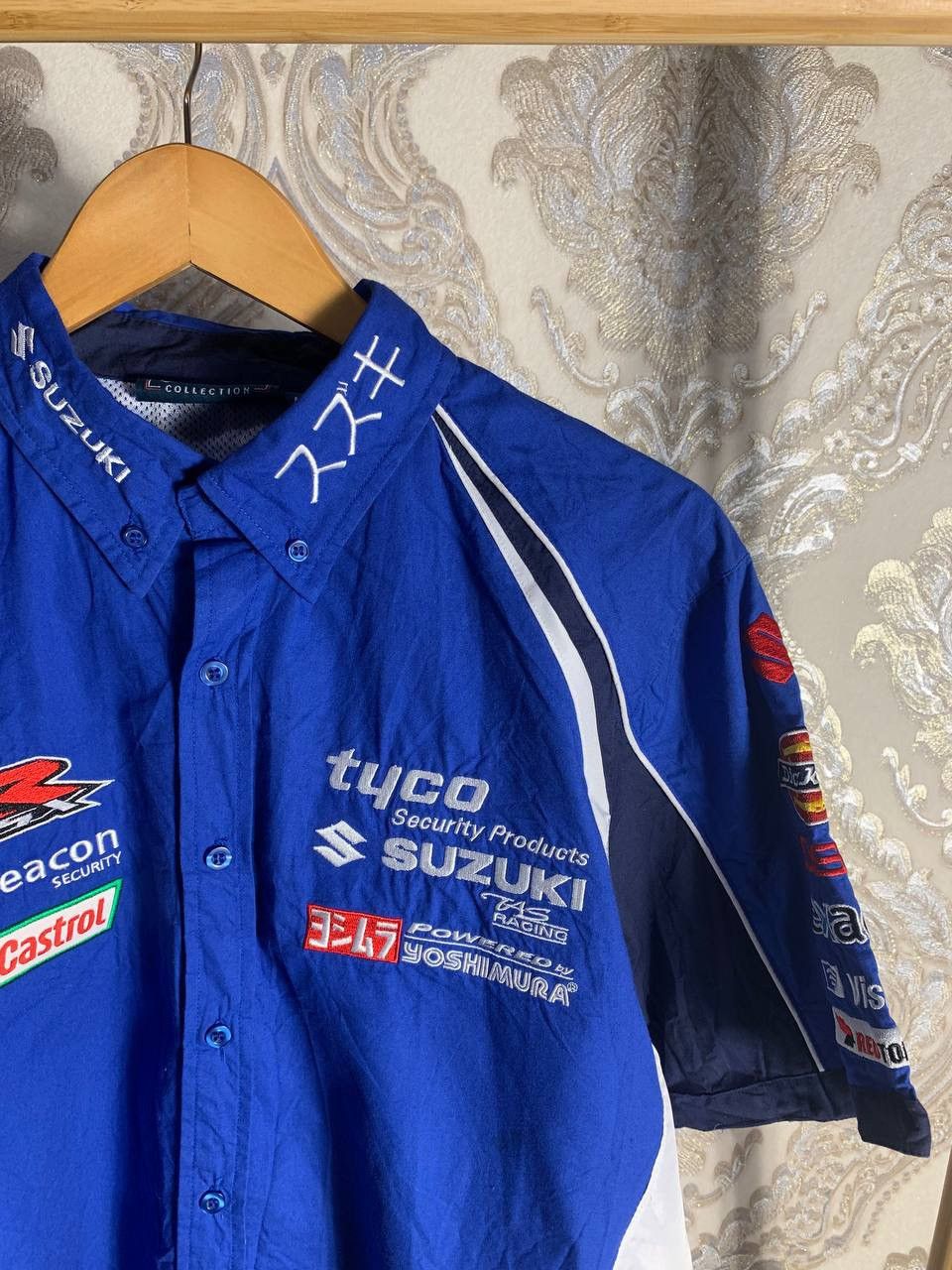 Vintage VERY RARE SUZUKI NASCAR T-SHIRT RACING MOTORCYCLE Y2K RETRO Size US M / EU 48-50 / 2 - 2 Thumbnail