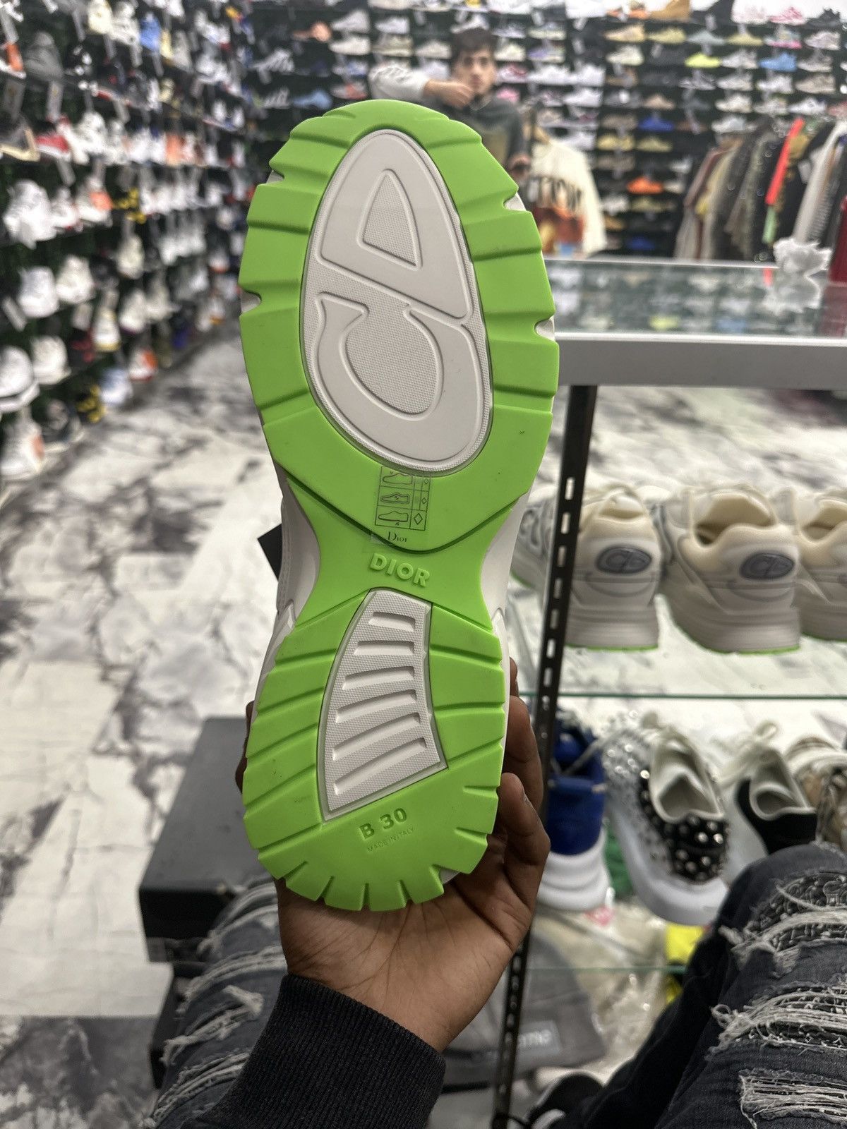 Dior Dior B30 ‘Cream Green’ Size US 10 / EU 43 - 6 Thumbnail