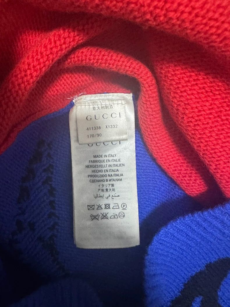 Gucci Gucci Round-neck stitched tiger head pattern long-sleeved s Size US L / EU 52-54 / 3 - 4 Thumbnail
