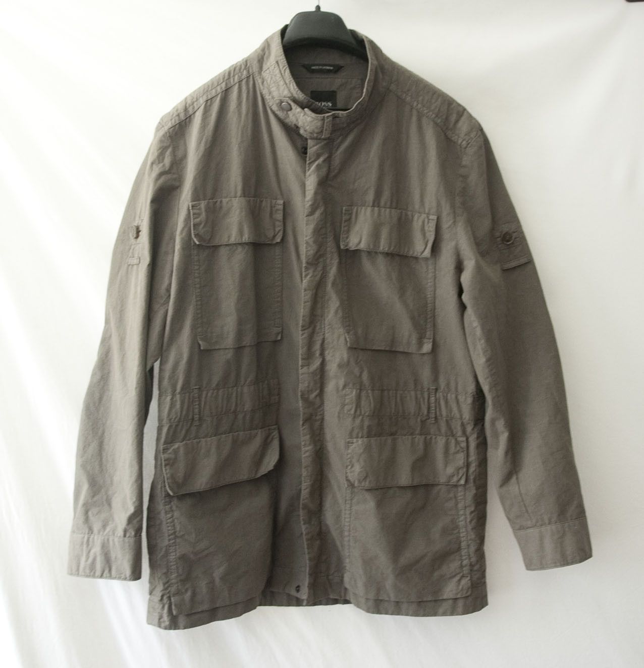 Hugo Boss Hugo Boss Shirt Light Jacket Size XL Brown Full Zip Size US XL / EU 56 / 4 - 1 Thumbnail