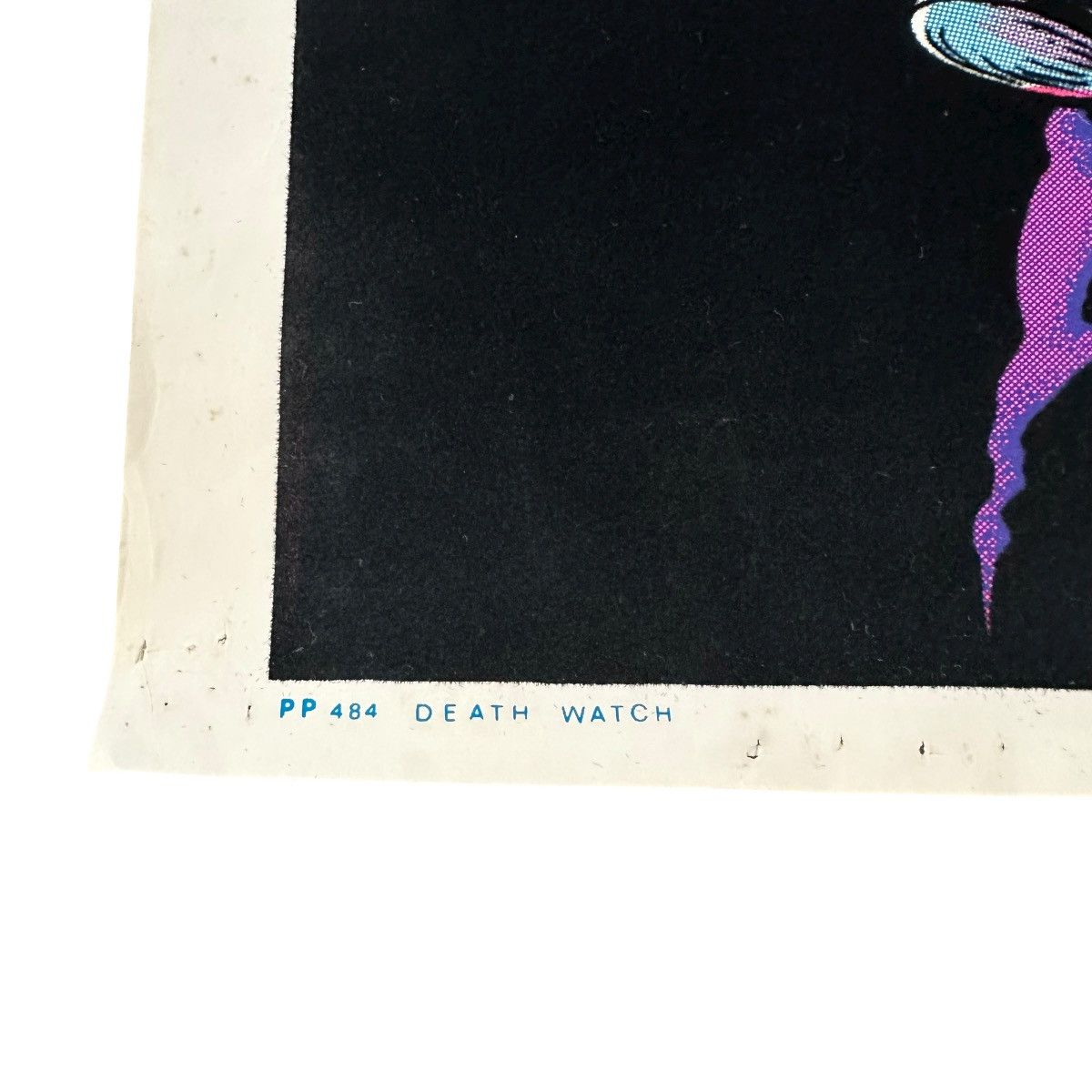 Vintage Vintage 1978 Death Watch Grim Reaper Velva Glow poster Size ONE SIZE - 3 Thumbnail