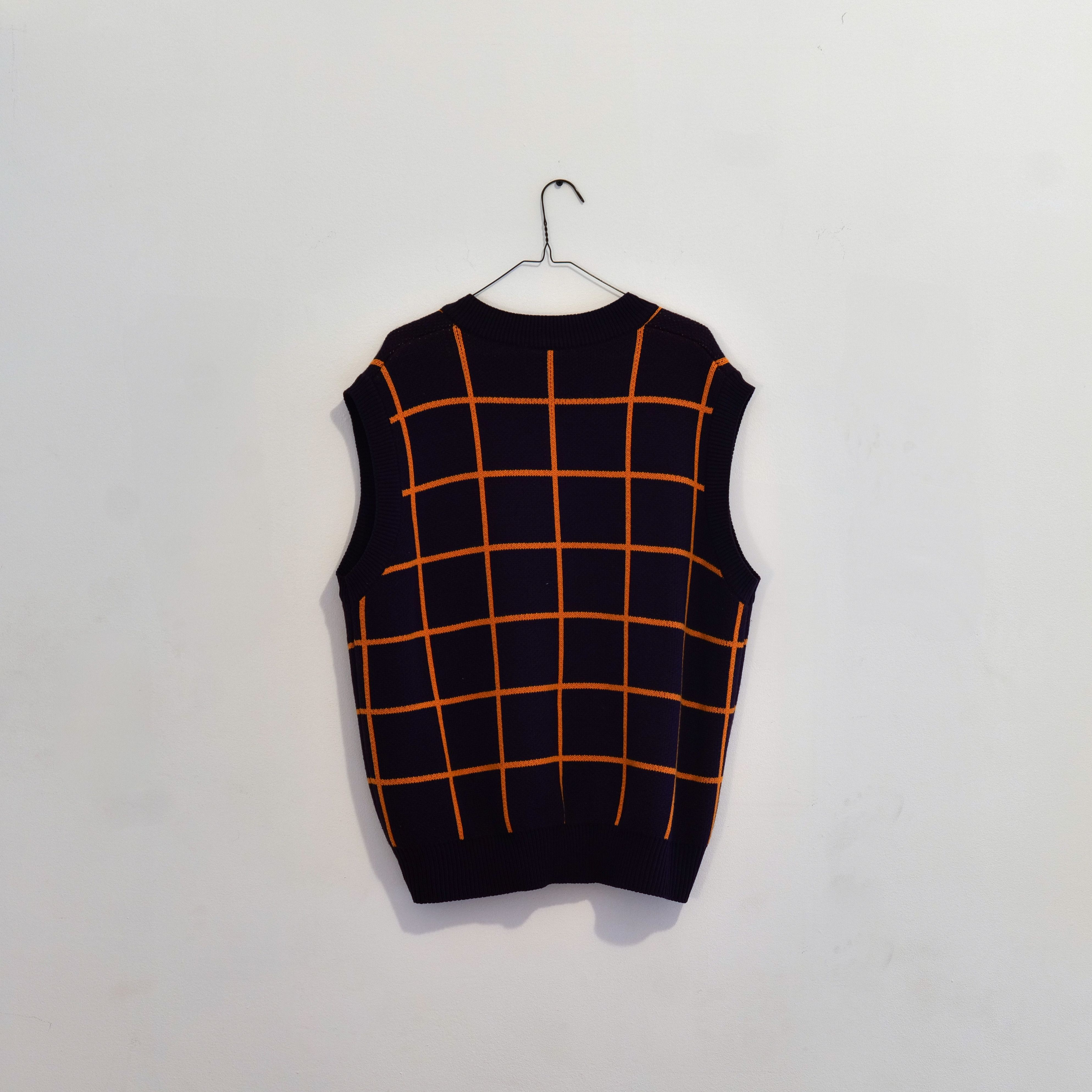 Vintage Vintage Purple Knit Vest Size US L / EU 52-54 / 3 - 2 Thumbnail