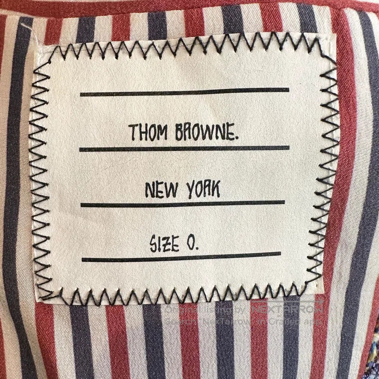 Thom Browne thom browne colorful woven coat size 0. Size XS / US 0-2 / IT 36-38 - 3 Thumbnail