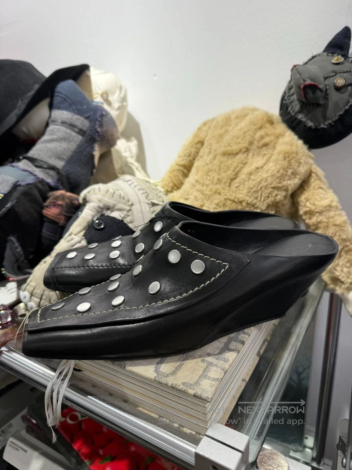 Rick Owens Rick Owens Studded Slide Sandals. Size US 6 / EU 39 - 1 Thumbnail