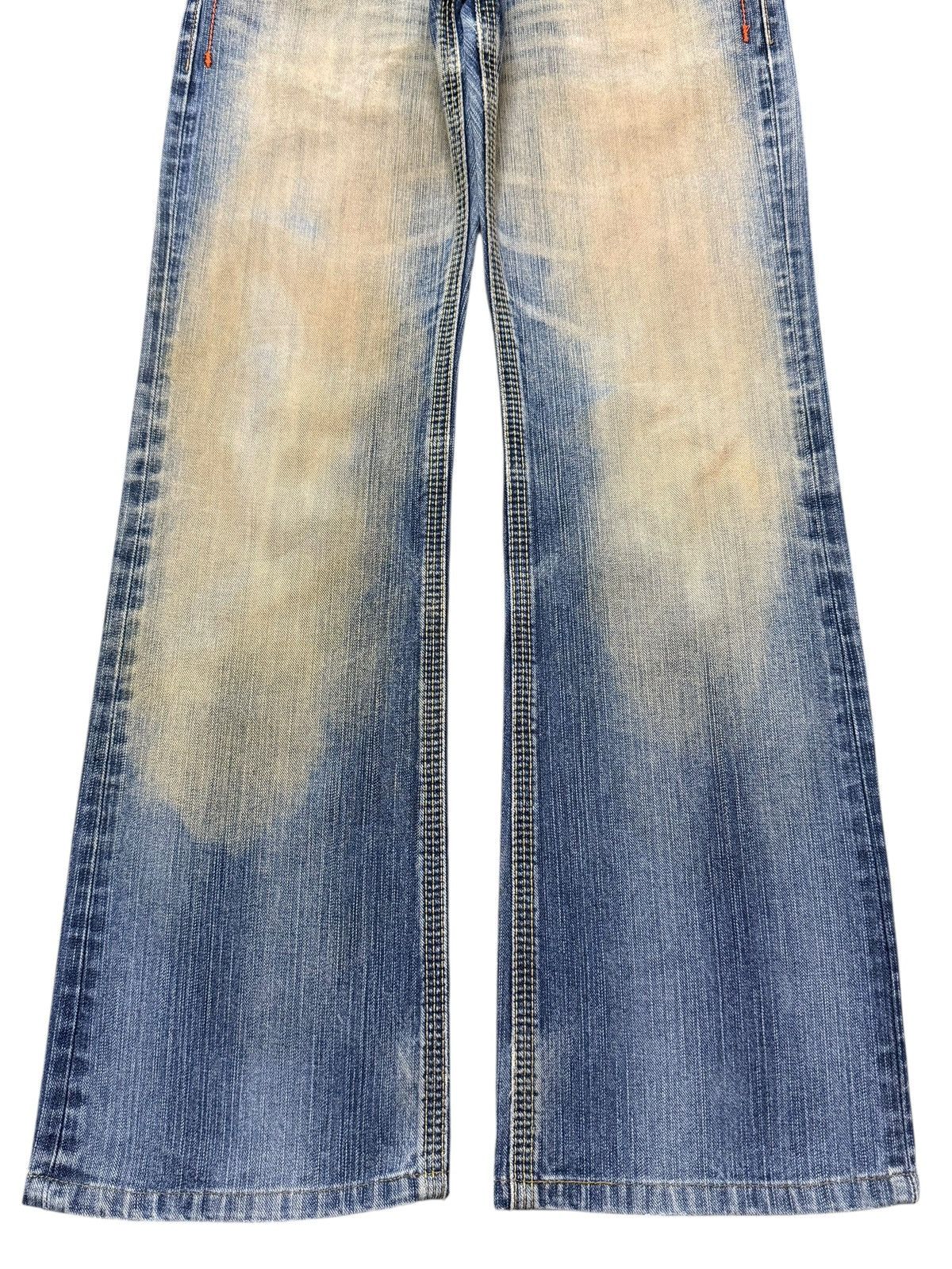 Edwin Vintage 90s Edwin XV Buckle Mud Wash Faded Wide Leg Baggy Size US 29 - 7 Thumbnail