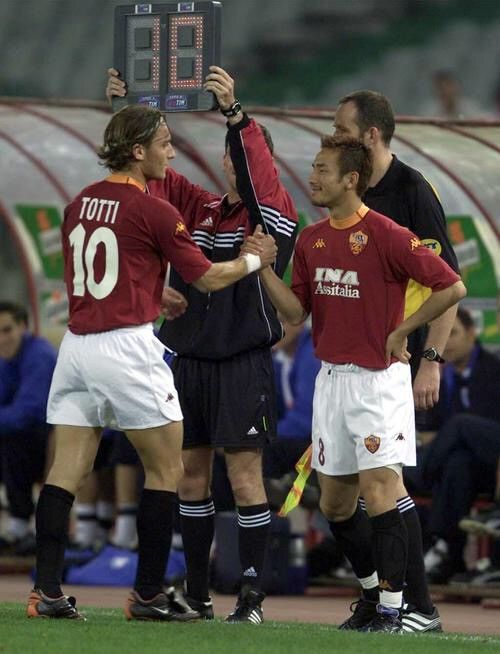 Kappa Roma 00/01 home shirt #8 Nakata | Grailed