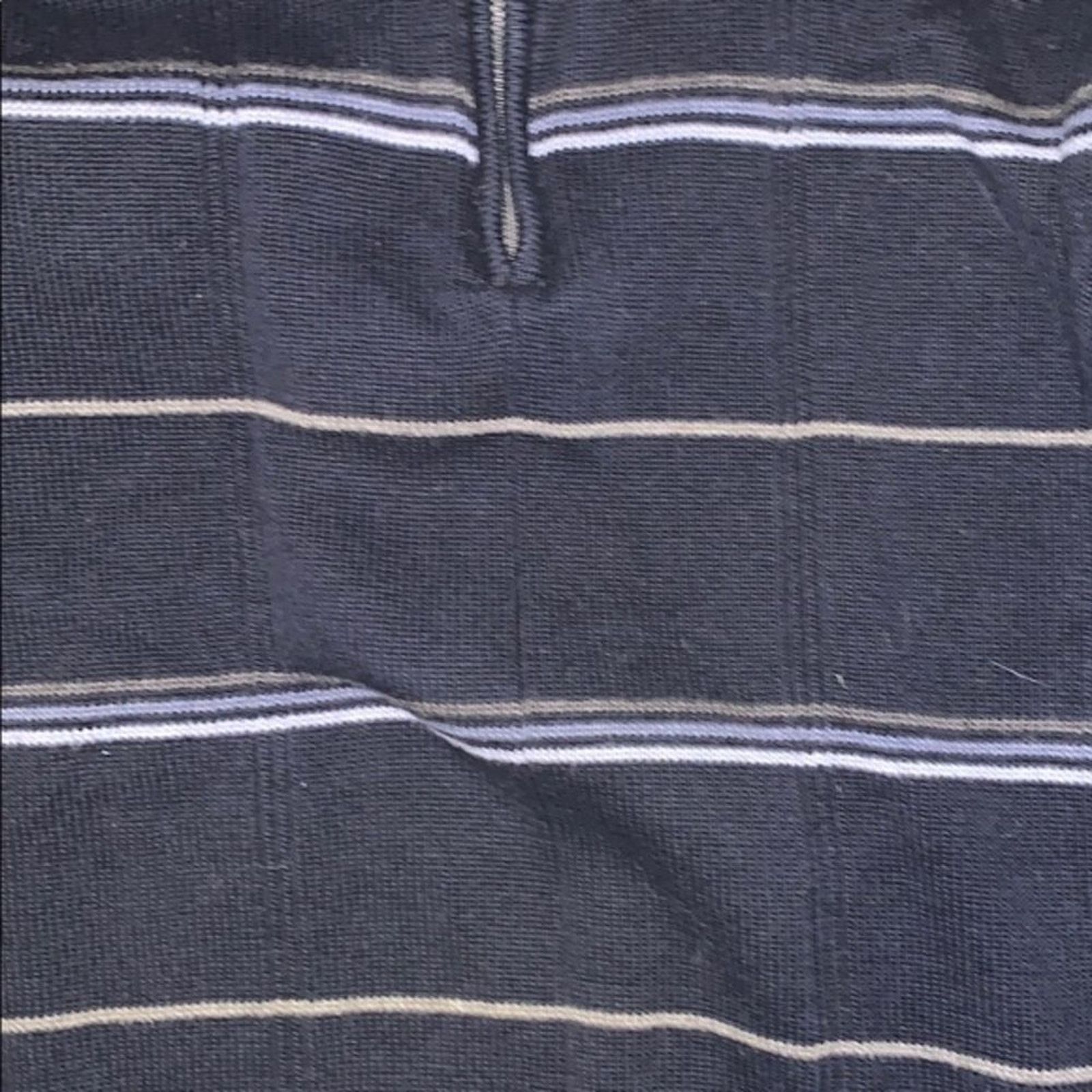 Tricots St. Raphael Tricots St. Raphael Blue Striped Quarter Zip Sweater | Sz L Size US L / EU 52-54 / 3 - 3 Thumbnail