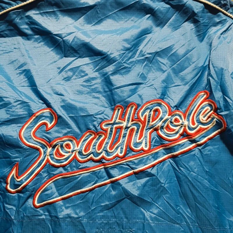 Southpole Vintage 90s Rare Southpole Blue Light Jacket Big Logo M Size US M / EU 48-50 / 2 - 3 Thumbnail