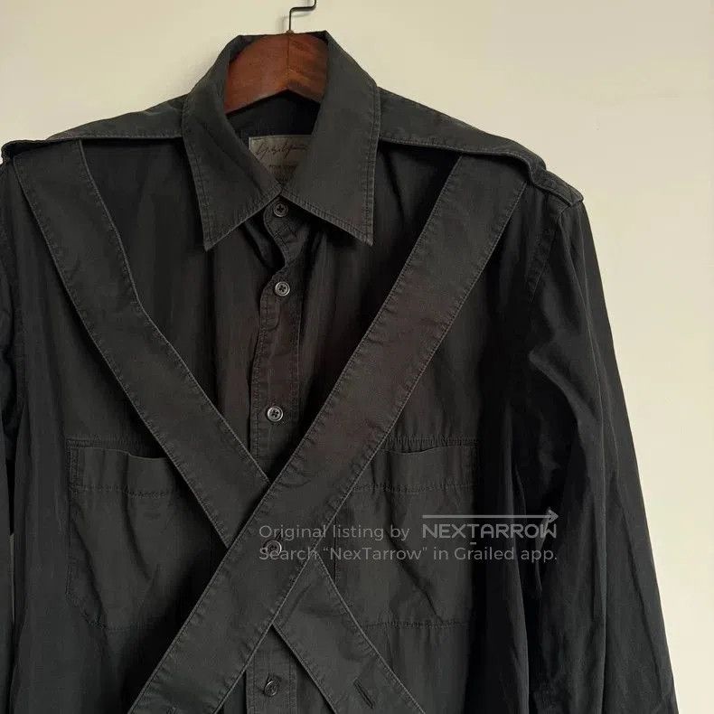 Yohji Yamamoto Yohji Yamamoto Pour Homme Cross Strap Shirt. Size US S / EU 44-46 / 1 - 7 Thumbnail