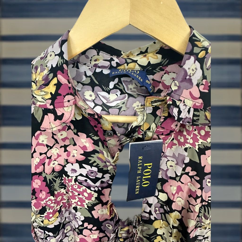 Polo Ralph Lauren Polo Ralph Lauren Polo Ralph Lauren Primrose Floral Print Tiered A-Line Dress Dress Multicolor Floral 00 NWT Womens Long 00 Floral Size XXS / US 00 / IT 34 - 1 Thumbnail