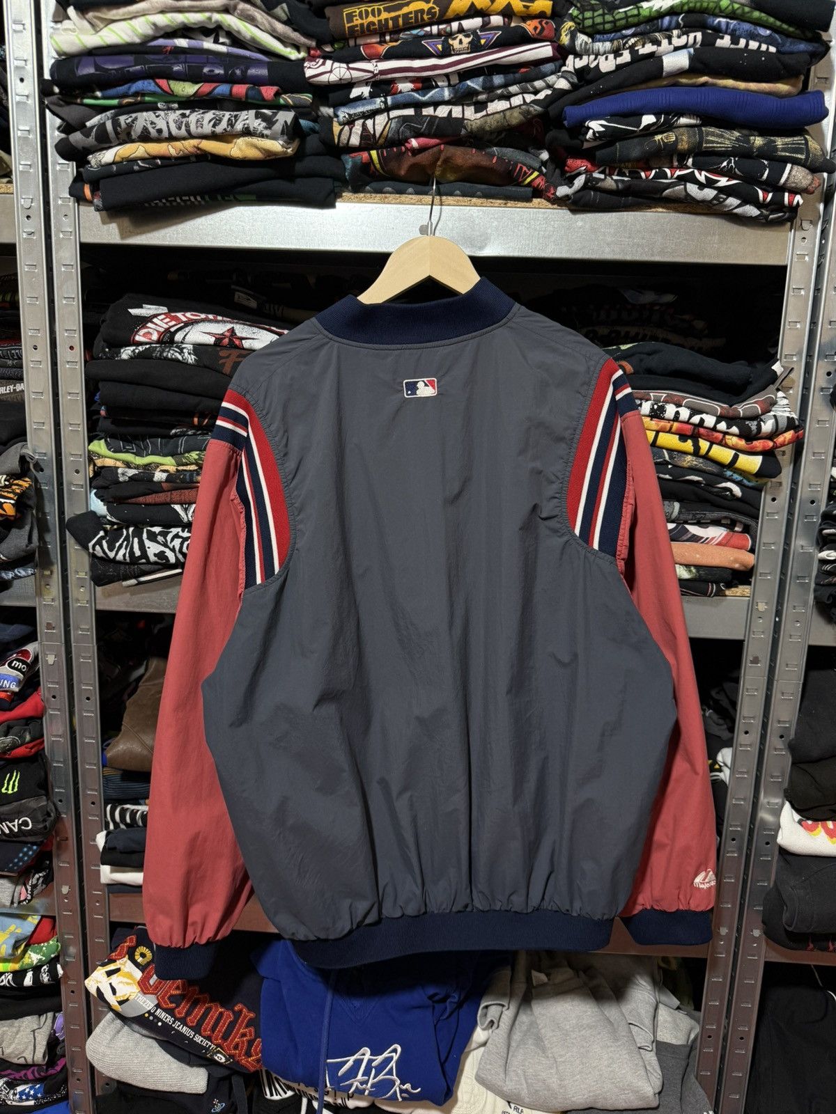Vintage Vintage 90’s Majestic Atlanta Braves Baseball Light Jacket Size US XL / EU 56 / 4 - 2 Thumbnail