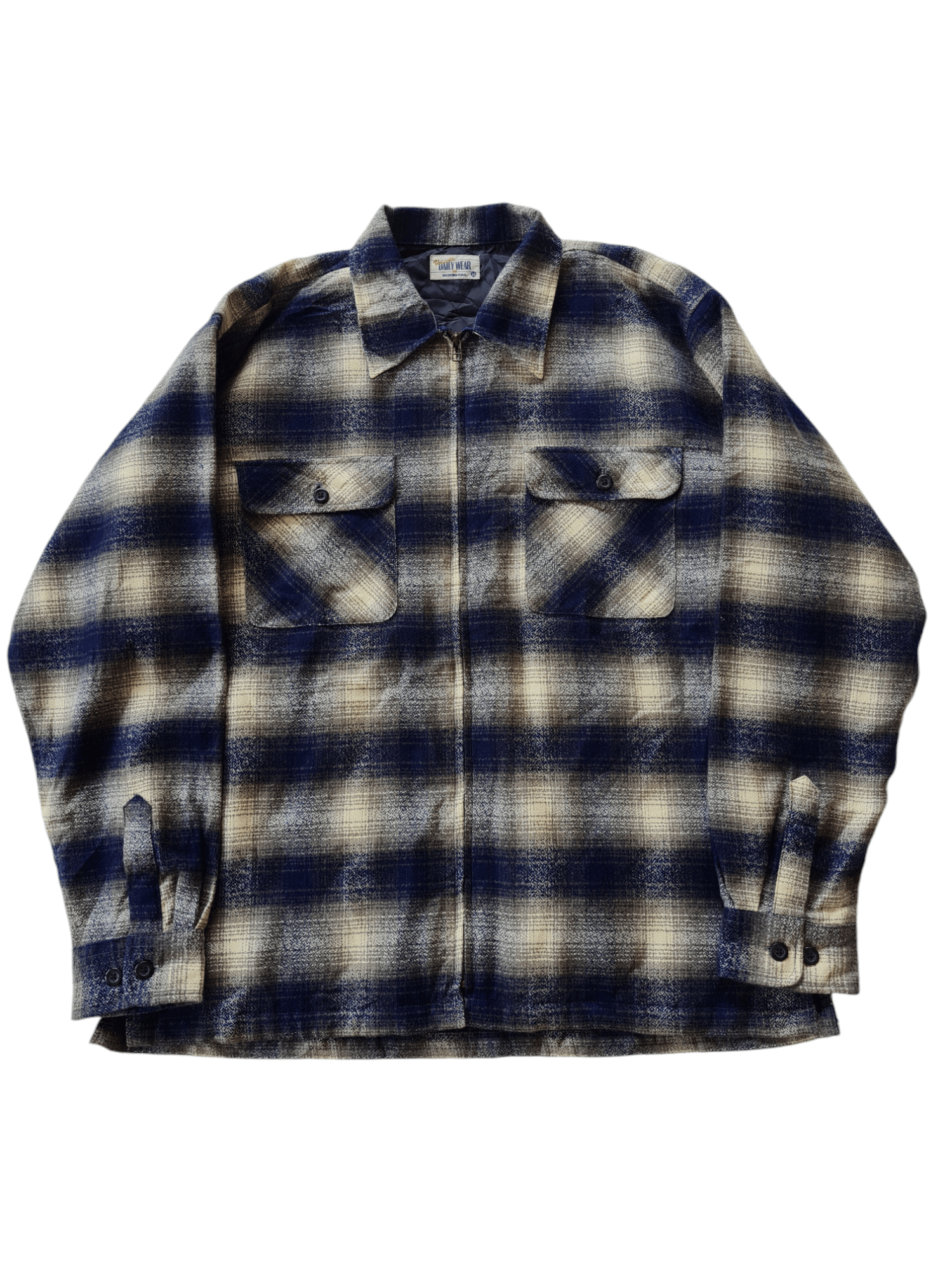 Vintage Vintage Boonpal Flannel Wool Jacket Size US XL / EU 56 / 4 - 1 Thumbnail