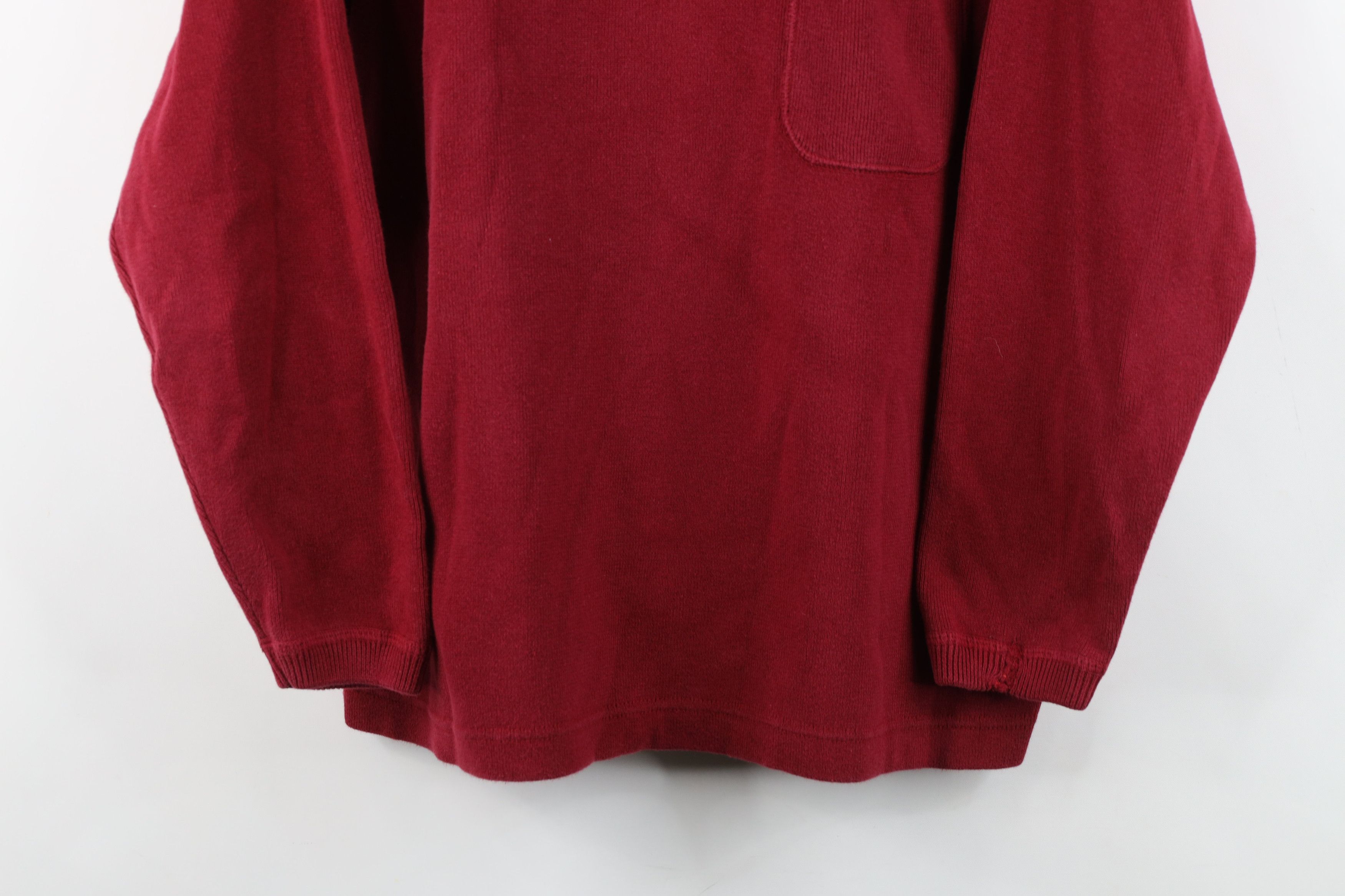 Eddie Bauer Vintage Eddie Bauer Cotton Ribbed Knit Sweater Red Japan Size S / US 4 / IT 40 - 3 Thumbnail