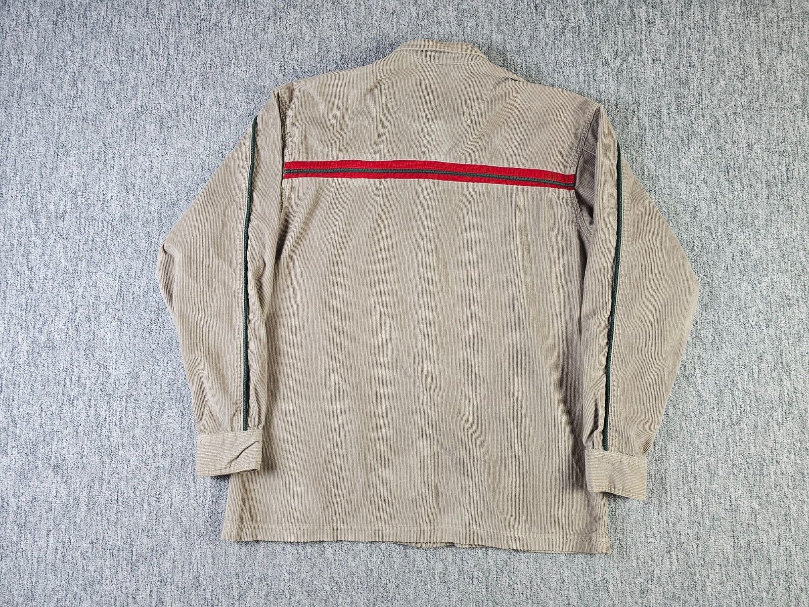 Quiksilver Vintage 90s Quiksilver Corduroy Racing Stripe Shirt 90s L Size US L / EU 52-54 / 3 - 3 Thumbnail