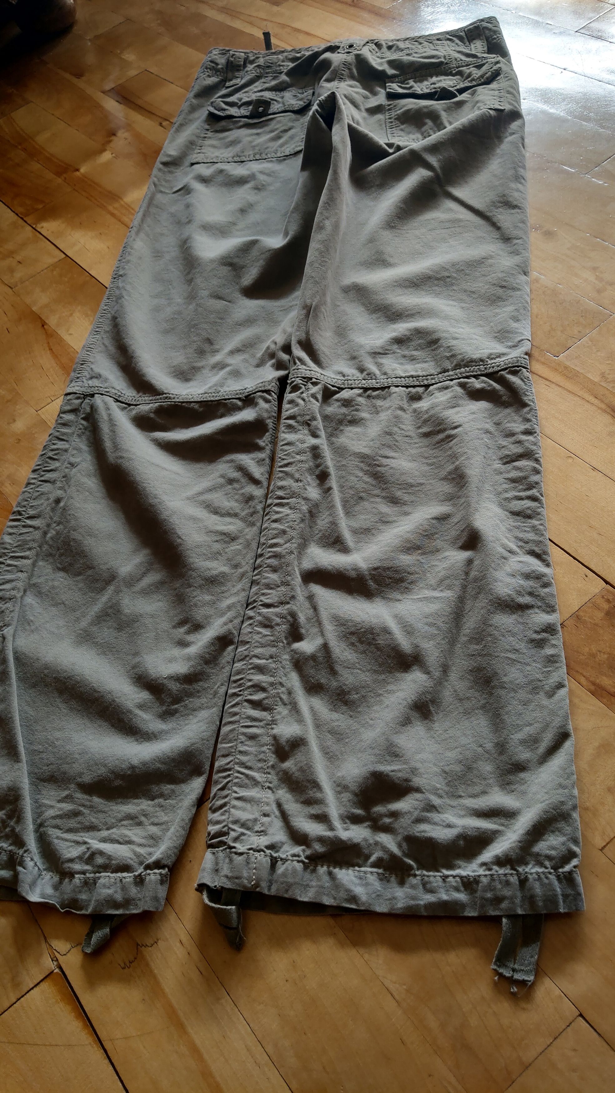 Vintage Vintage 90s Cargos Baggy Raver Pants y2k Opium Techno Fairy Size 25" / US 0 / IT 36 - 2 Thumbnail