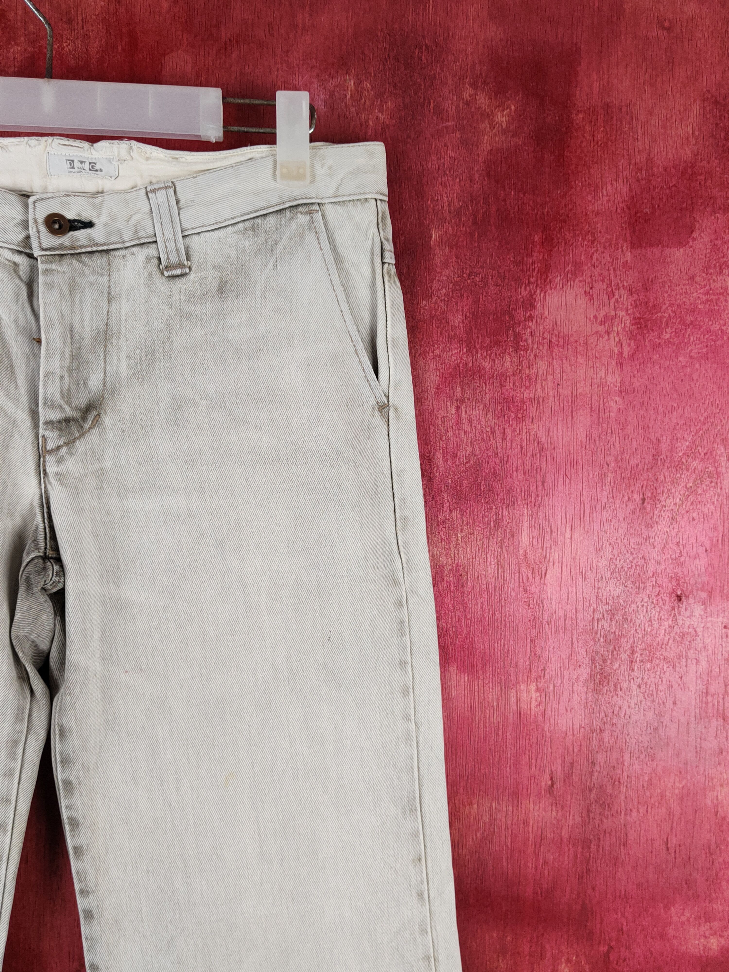 Japanese Brand Domingo faded Distressed Ripped vintage denim Jeans #S2217 Size US 30 / EU 46 - 5 Thumbnail