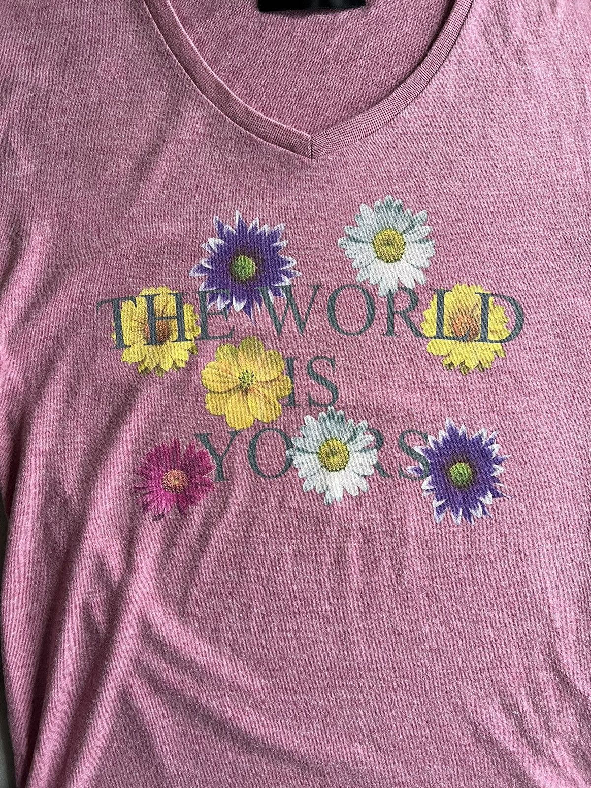JACKROSE Jackrose “The World Is Yours” Floral Tee Size US S / EU 44-46 / 1 - 2 Thumbnail