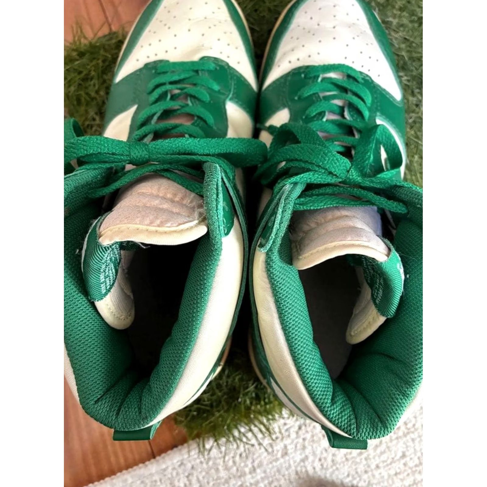 Nike VINTAGE Nike Dunk High Sneaker 2008 Green LTD Original Collection Men 9.0US Size US 9 / EU 42 - 7 Thumbnail