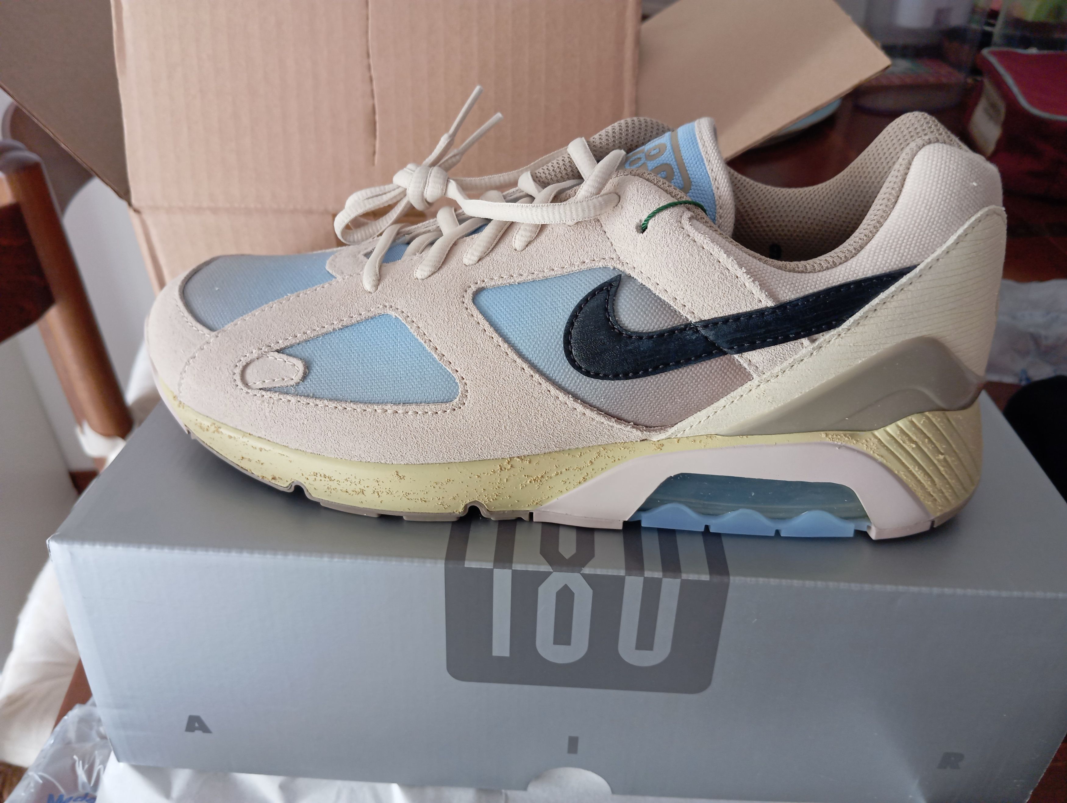 Nike Air Max 180 - Light Khaki psychic blue