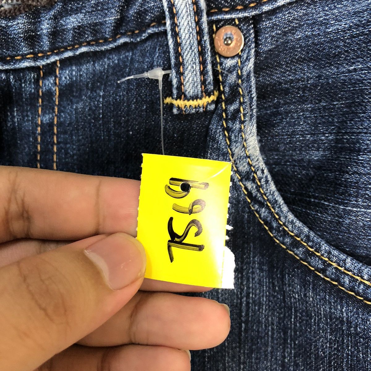Levi's Levis Blue Denim Pants #7569 Size US 32 / EU 48 - 10 Thumbnail