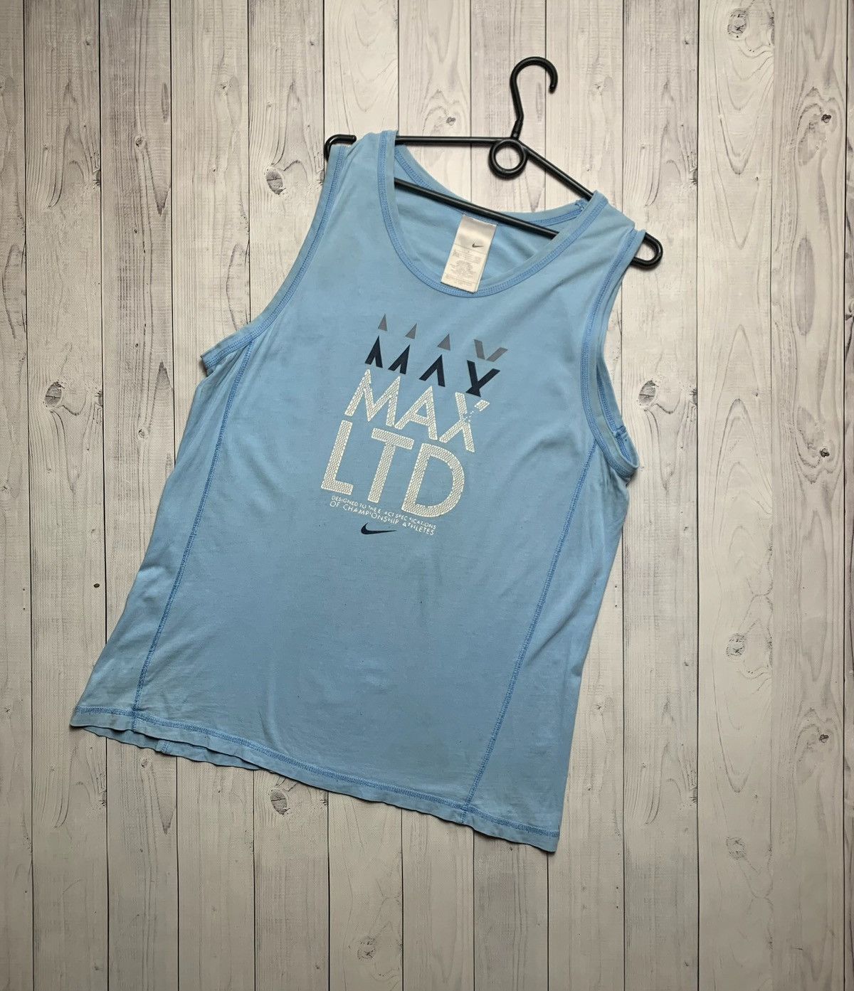 Nike × Vintage Vintage Nike air max tee blue size L Size US L / EU 52-54 / 3 - 1 Thumbnail
