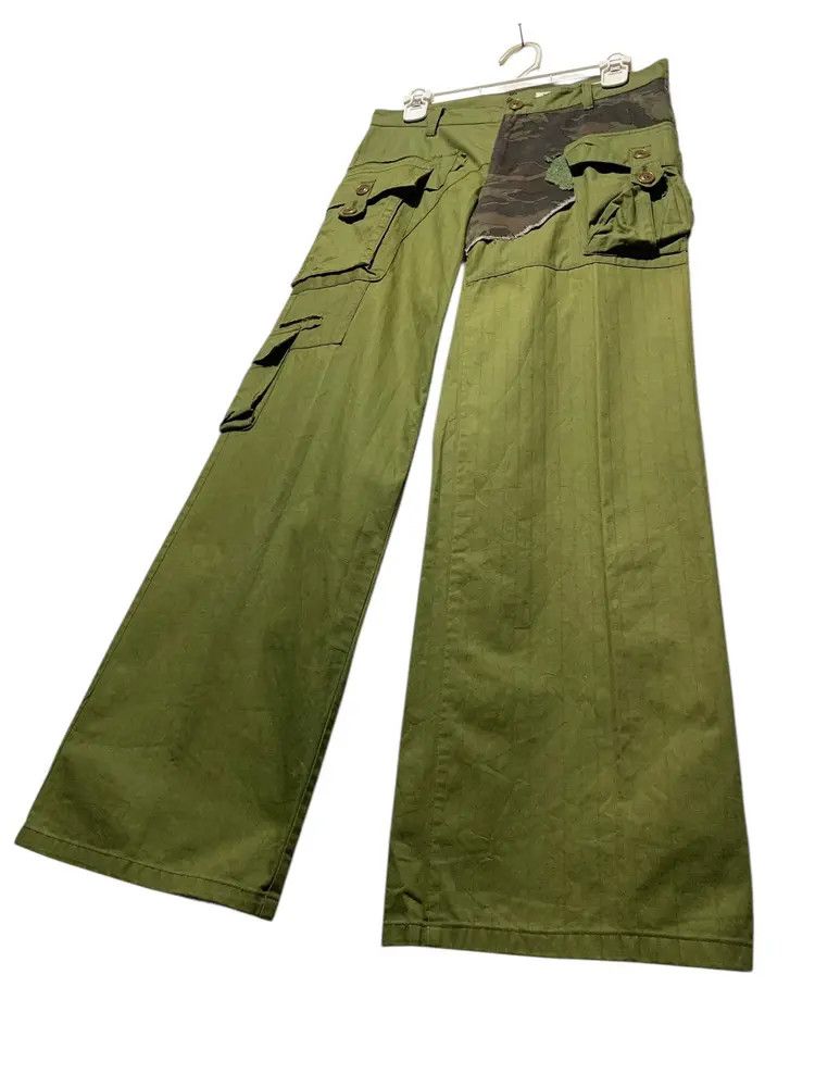 Issey Miyake Sunao Kuwahara reconstructed wide leg cargo pants by issey Size US 30 / EU 46 - 2 Thumbnail