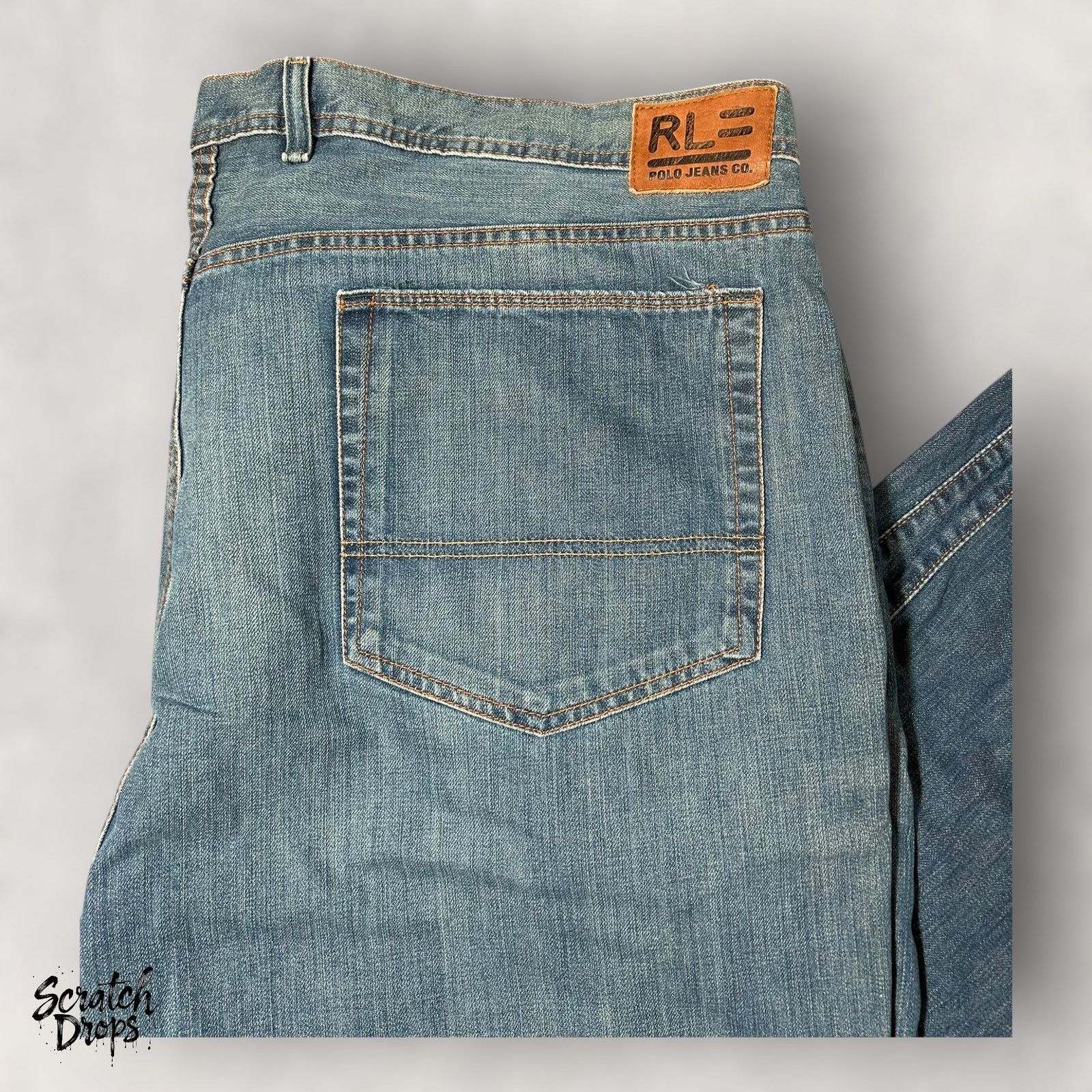 Other RLE Polo Jeans Co Vtg Denim Jeans Size 48x32 Deadstock Pants Size US 38 / EU 54 - 1 Thumbnail