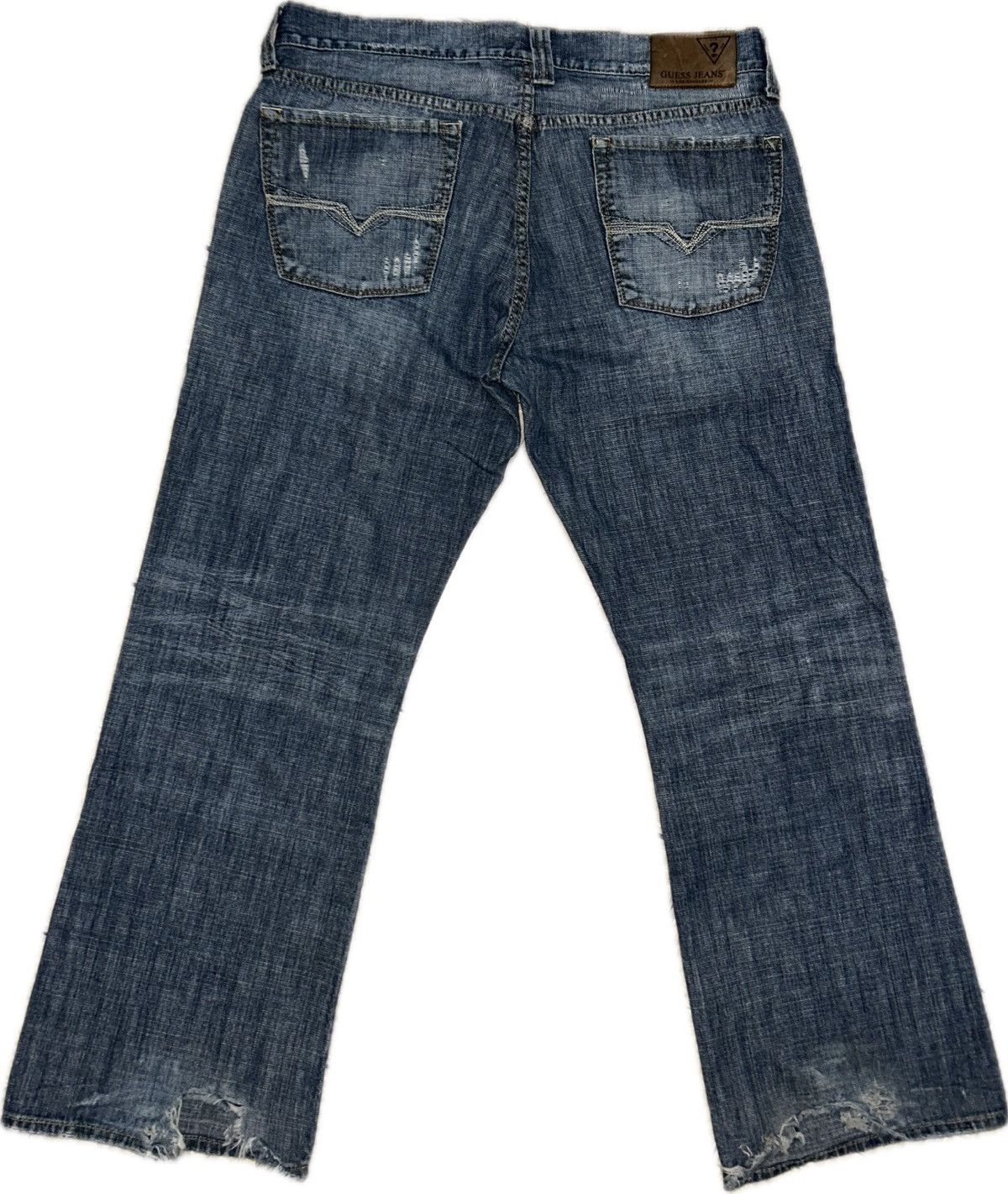 Distressed Guess Denim Jeans