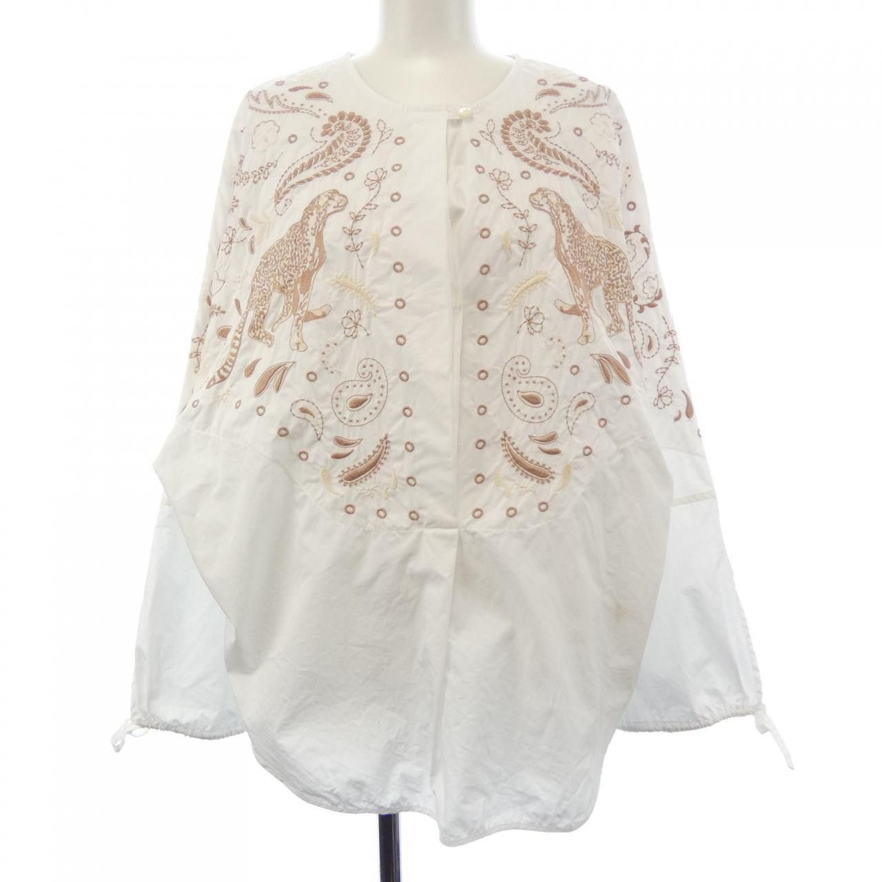 Hermes Hermes Hermes Beach Shirt Top Textile Tops DUTY FREE for USA Size ONE SIZE - 1 Thumbnail