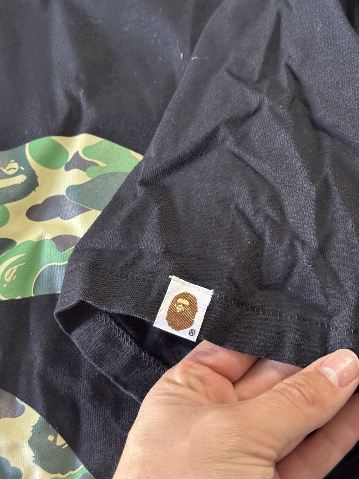 Bape BAPE ABC Camo Face Bathing Ape Tee Black Size US XXL / EU 58 / 5 - 5 Thumbnail
