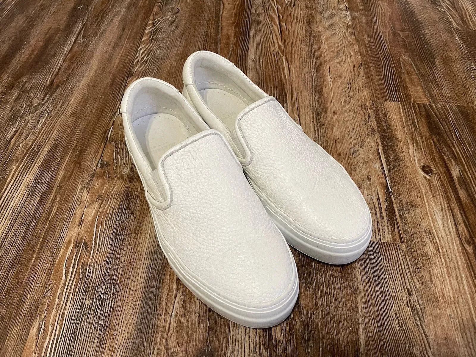 Diemme Garda Slip On White Leather Pebble Grain Sneaker 350 Grailed