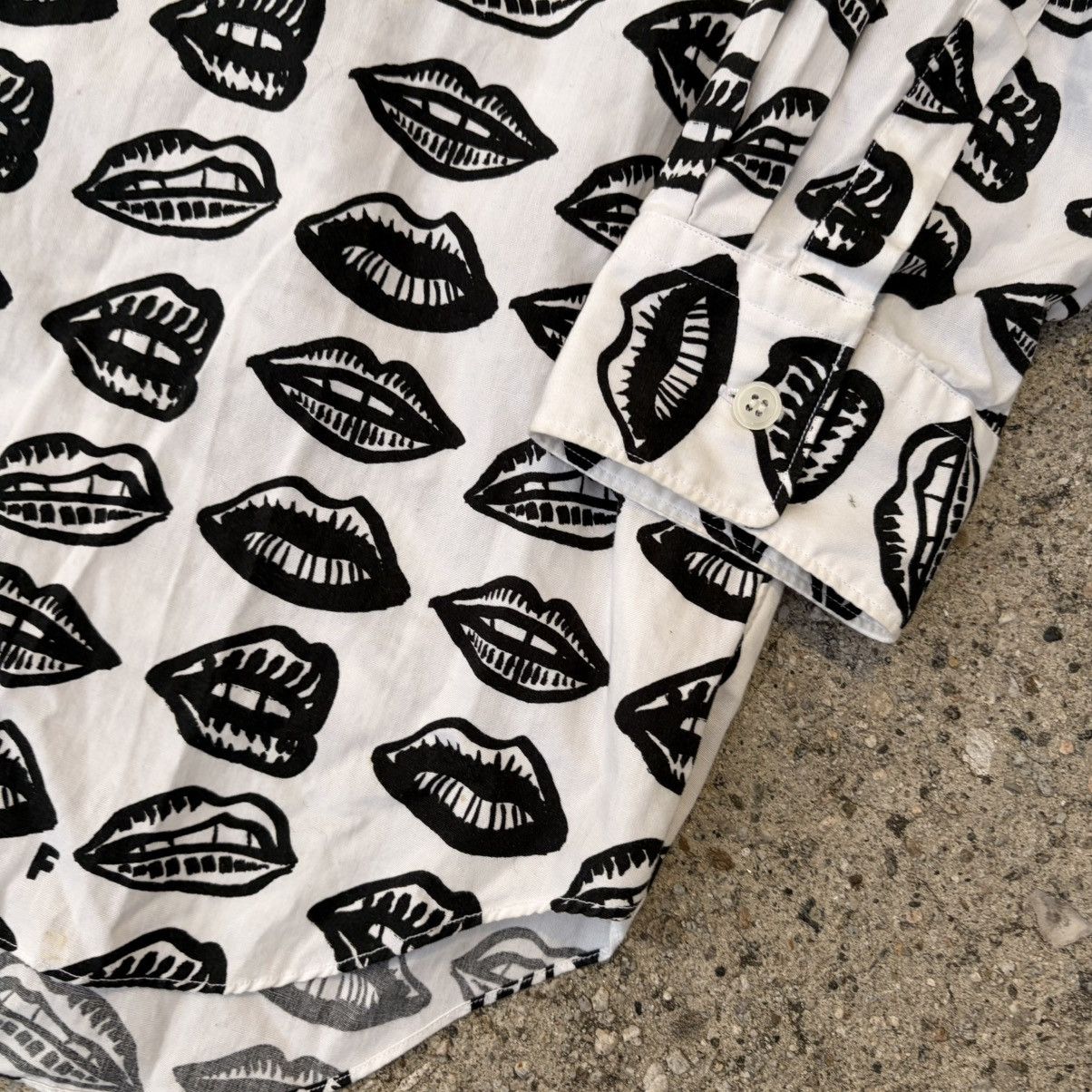 Comme des Garcons Black Black Comme des Garcons Lips Button Up 2014 Size Medium Rare Size US M / EU 48-50 / 2 - 3 Thumbnail