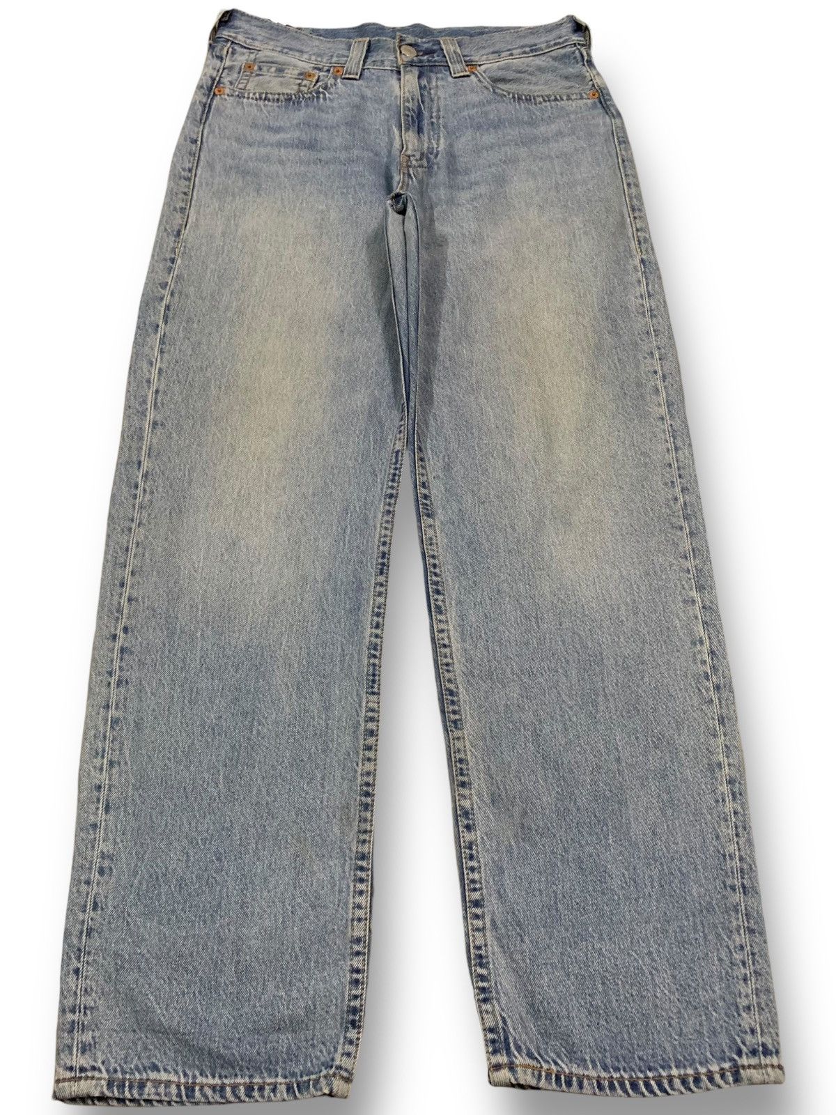 Levi's Vintage Clothing Vintage Y2K Levis Big E Stay Loose Straight Blue Wash Jeans Size US 34 / EU 50 - 1 Thumbnail
