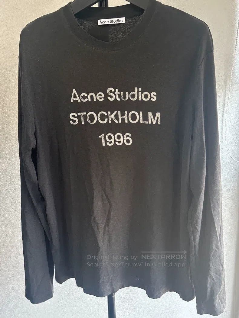 Acne Studios Acne Studios 1996 Printed Distressed Long Sleeve Size US L / EU 52-54 / 3 - 1 Thumbnail