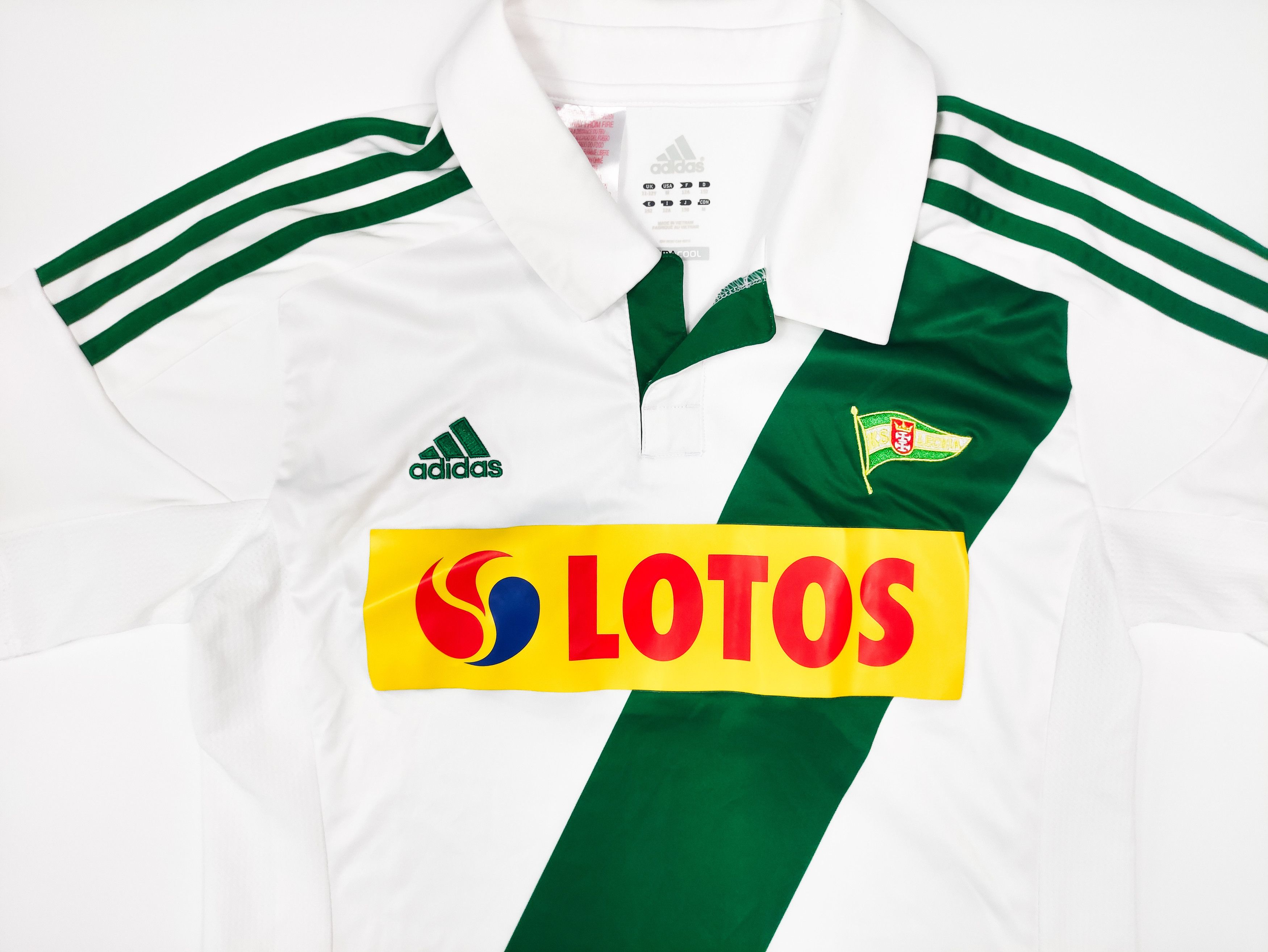 Adidas Lechia Gdańsk 2012 2013 Adidas Home Shirt 12 years old Size US XXS / EU 40 - 7 Thumbnail