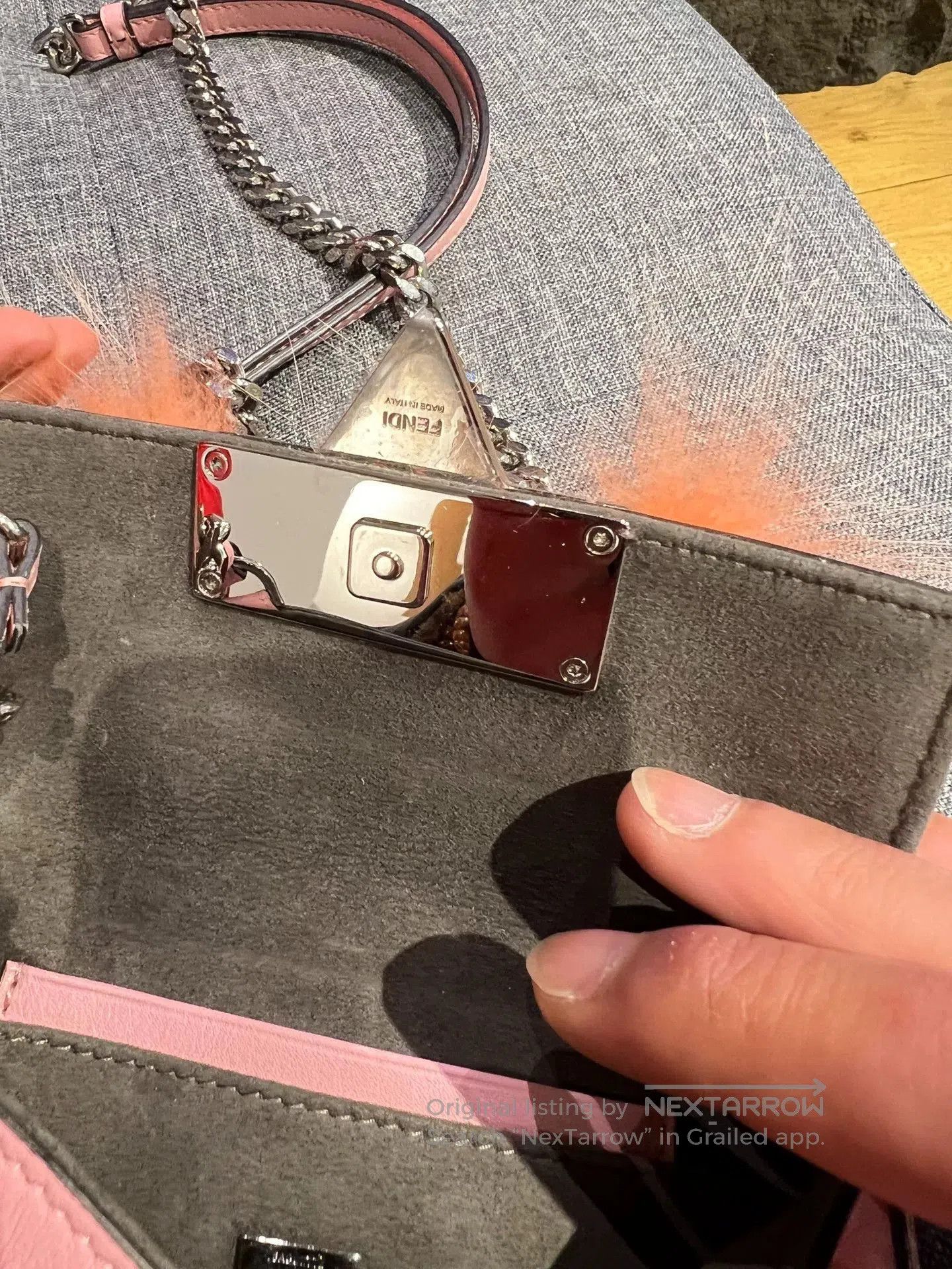 Fendi Fendi Monster Chain Crossbody Bag. Size ONE SIZE - 8 Thumbnail