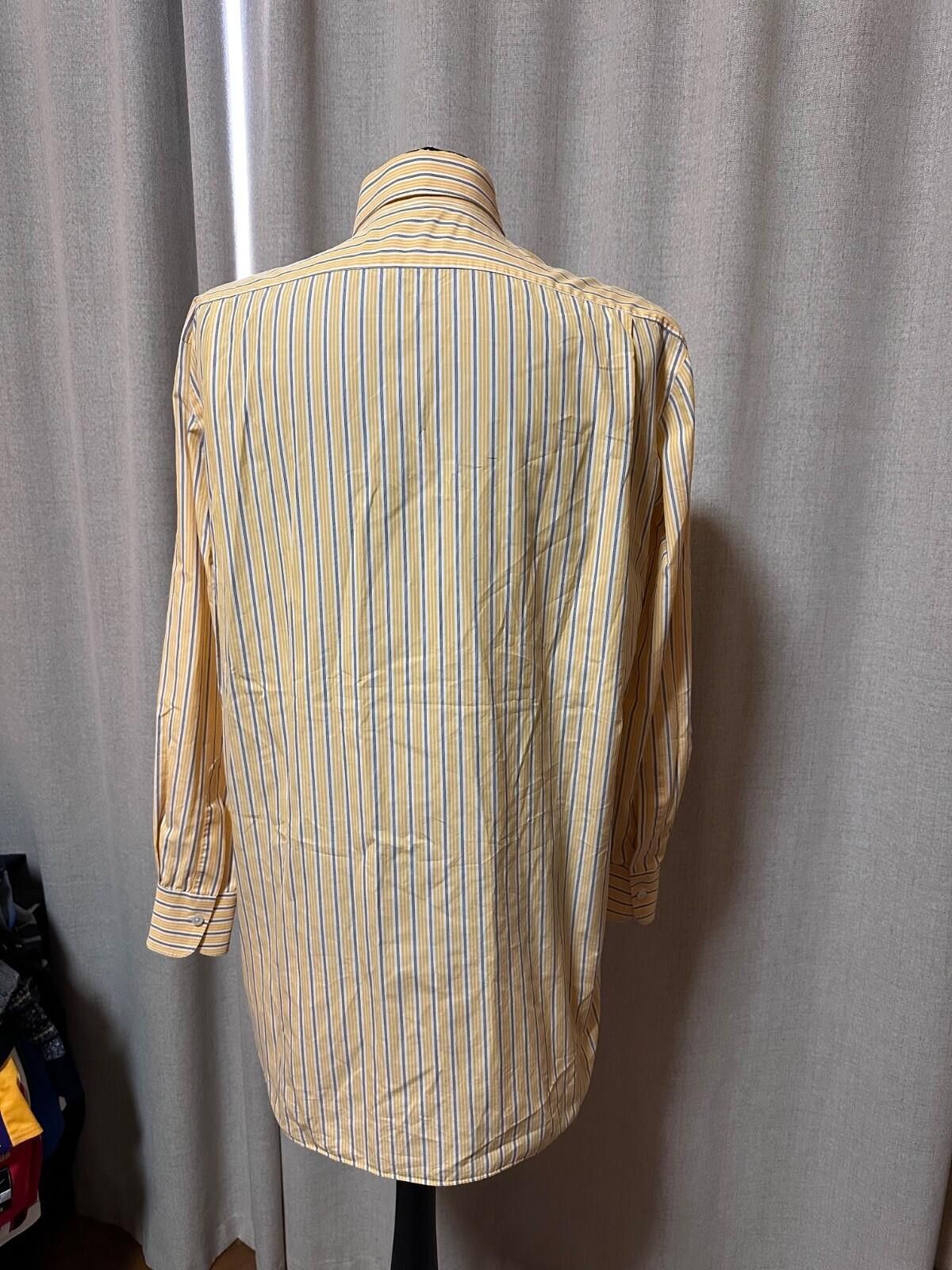 Kiton Kiton Stripe Print Button Up Shirt Men's Size 16.5/42 Size US L / EU 52-54 / 3 - 5 Thumbnail