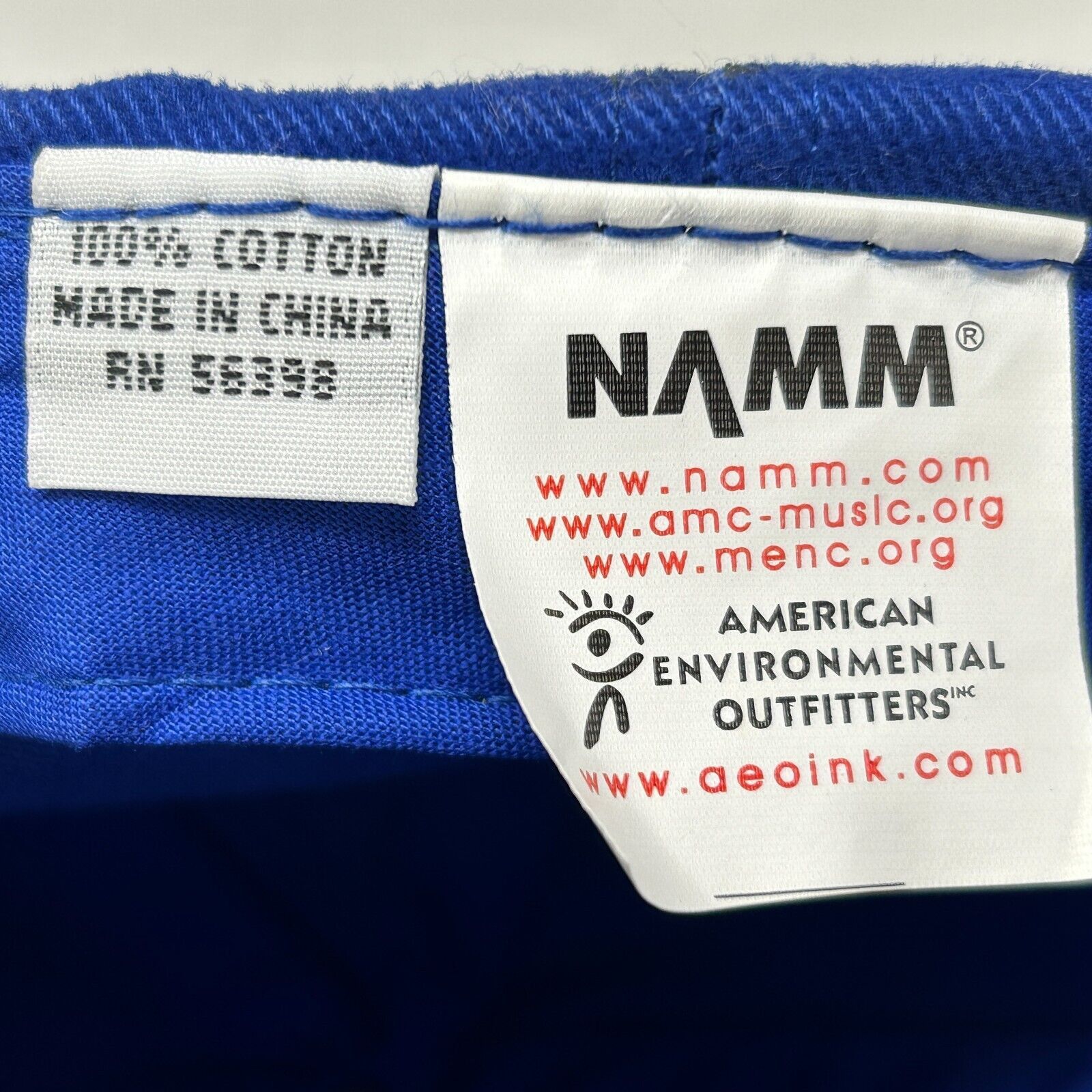 Other Support Music Dad Hat Baseball Cap NAAM MENC Blue Size ONE SIZE - 7 Thumbnail