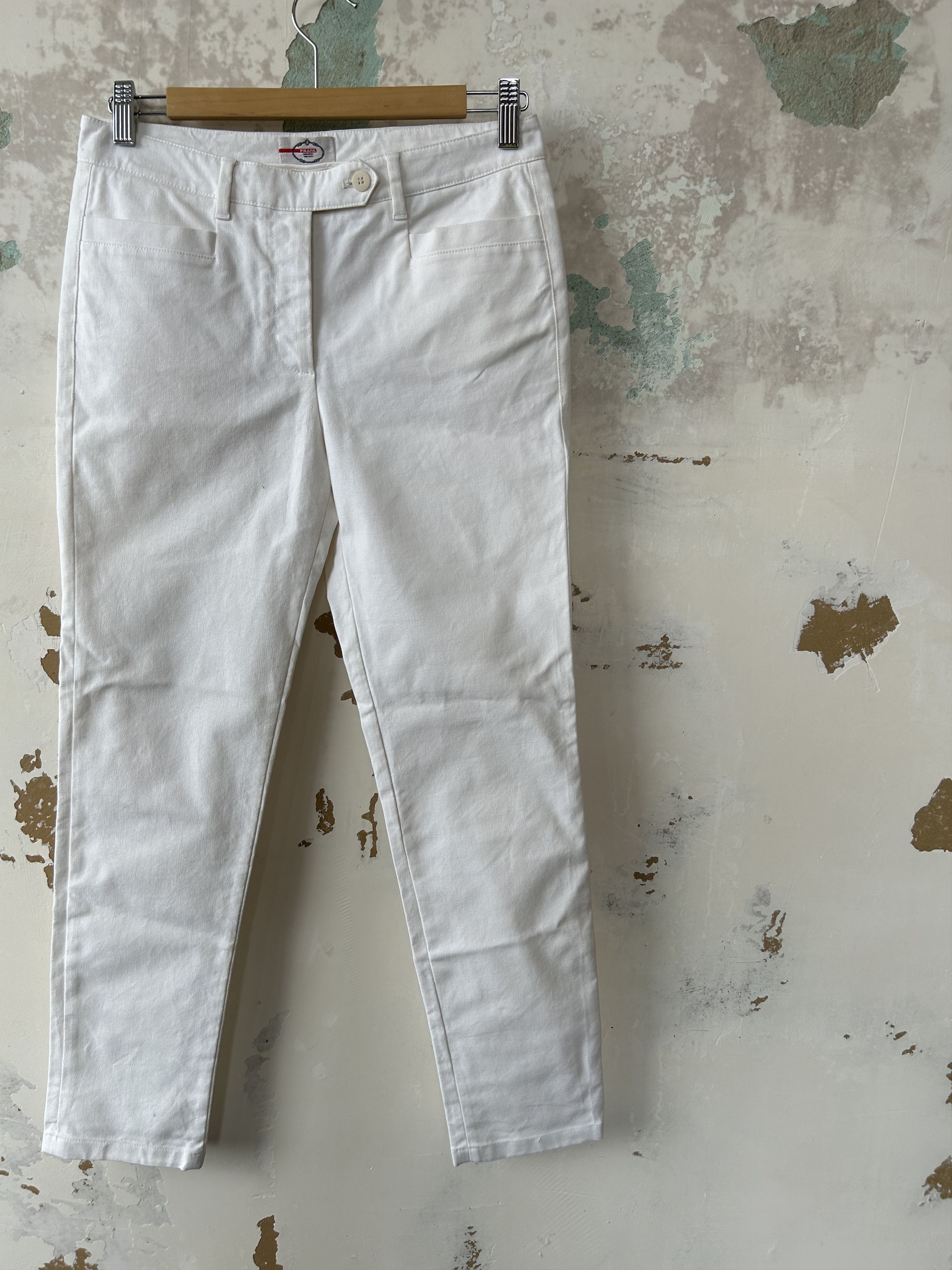 Prada Prada Pants Trousers 2000s Size 27" / US 4 / IT 40 - 2 Thumbnail