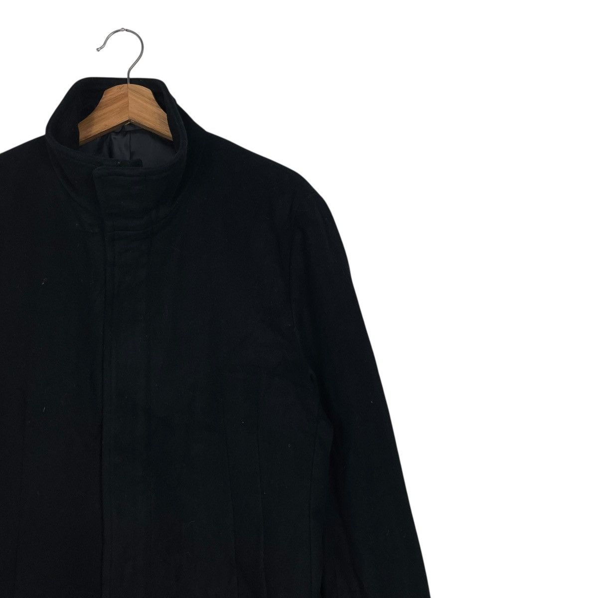 Comme Ca Ism Kenji Ito Comme Ca Collection Black Wool Coat Size US M / EU 48-50 / 2 - 6 Thumbnail