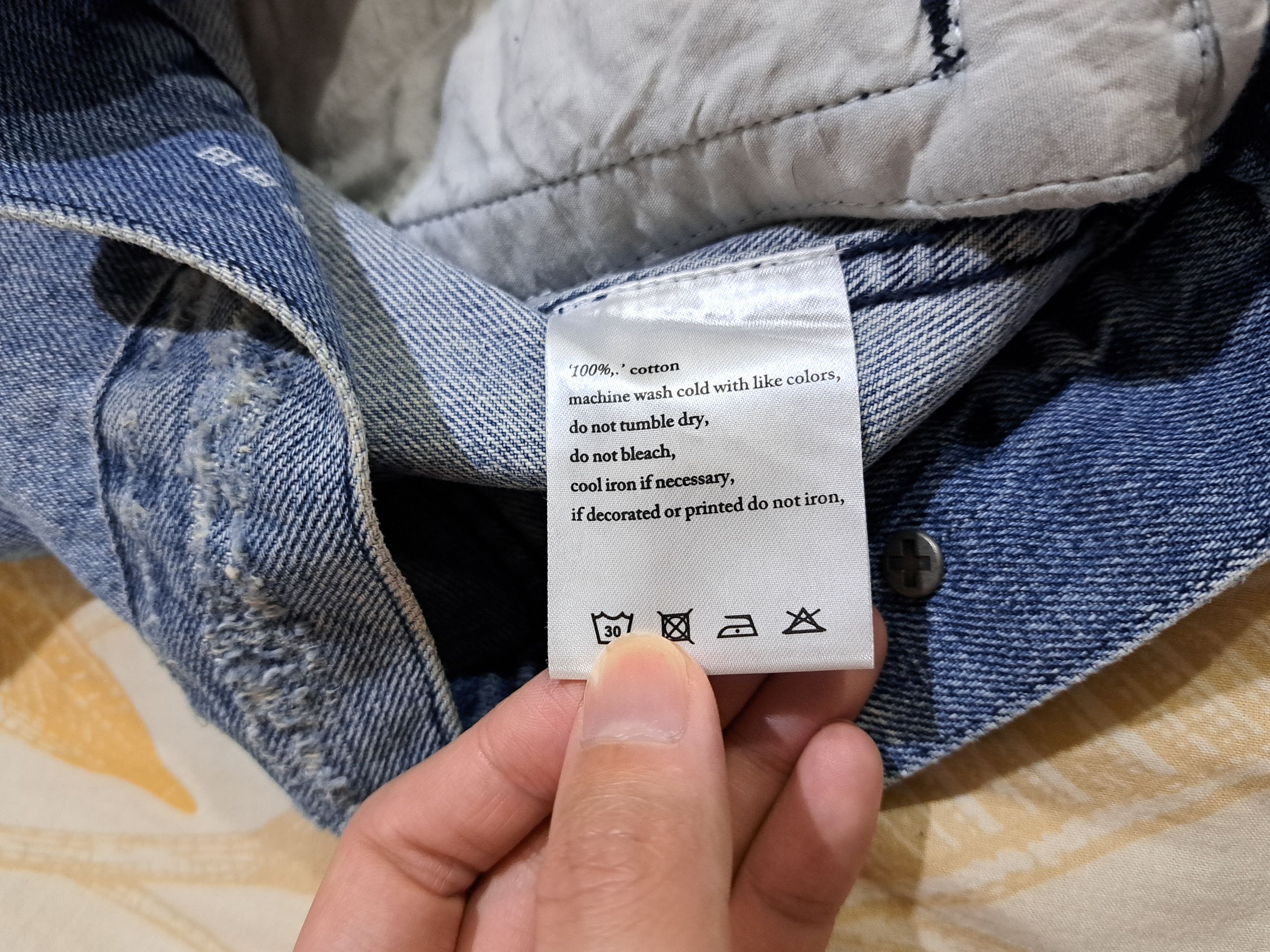 Ksubi Ksubi Henorix Blue Distressed Denim Jacket Size US S / EU 44-46 / 1 - 5 Thumbnail