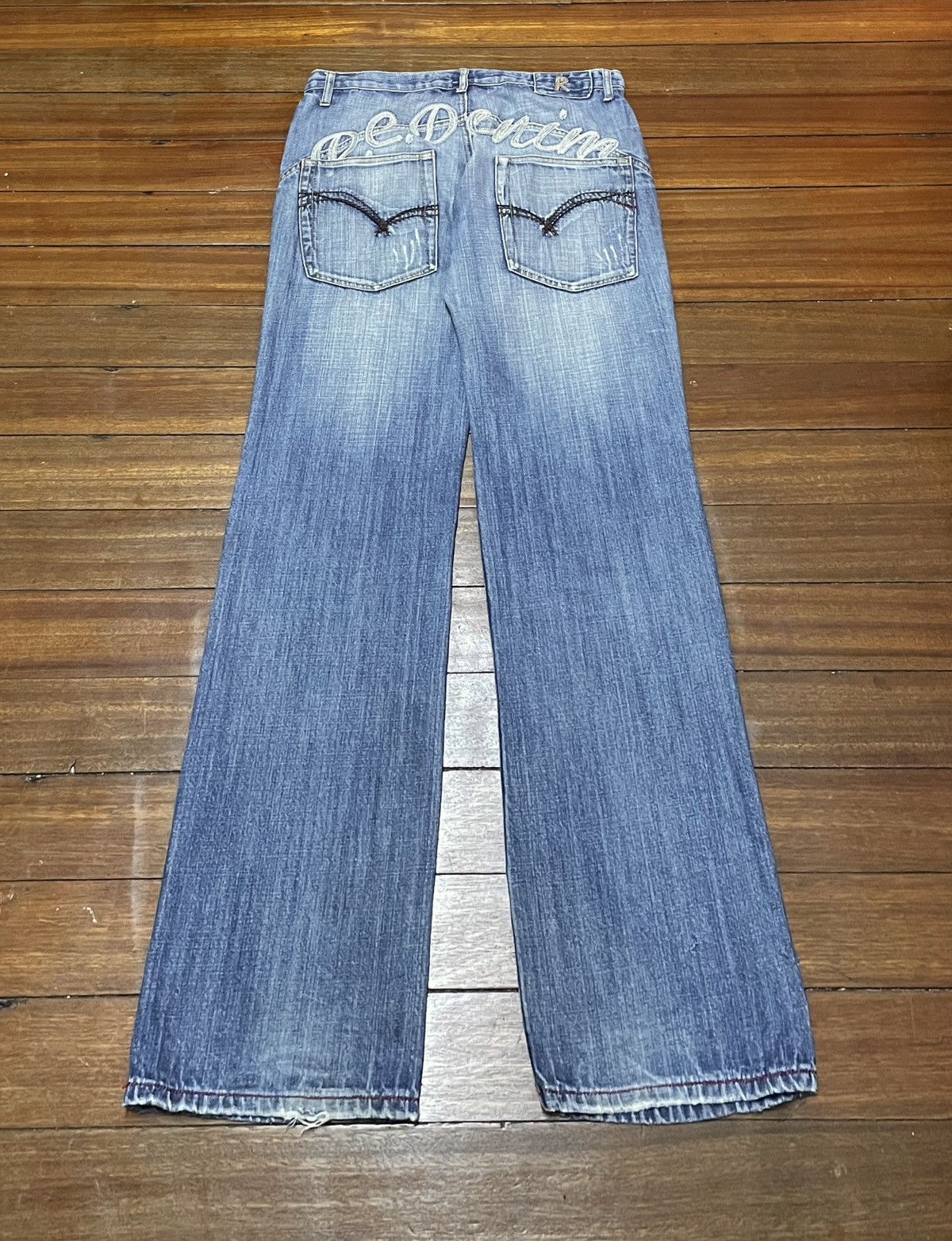 Japanese Brand × Vintage Rare Design Vintage Brand Ross Carra Baggy Jeans 2000s Size US 34 / EU 50 - 2 Thumbnail