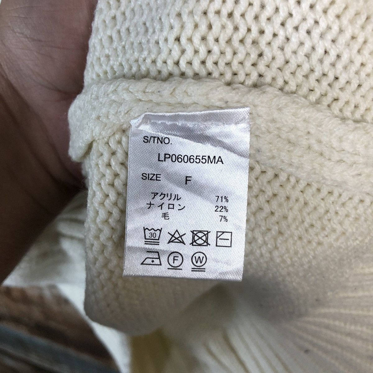 Homespun Knitwear × Japanese Brand Lepsim White cable Knitwear sweatshirt #A1661 Size M / US 6-8 / IT 42-44 - 11 Thumbnail