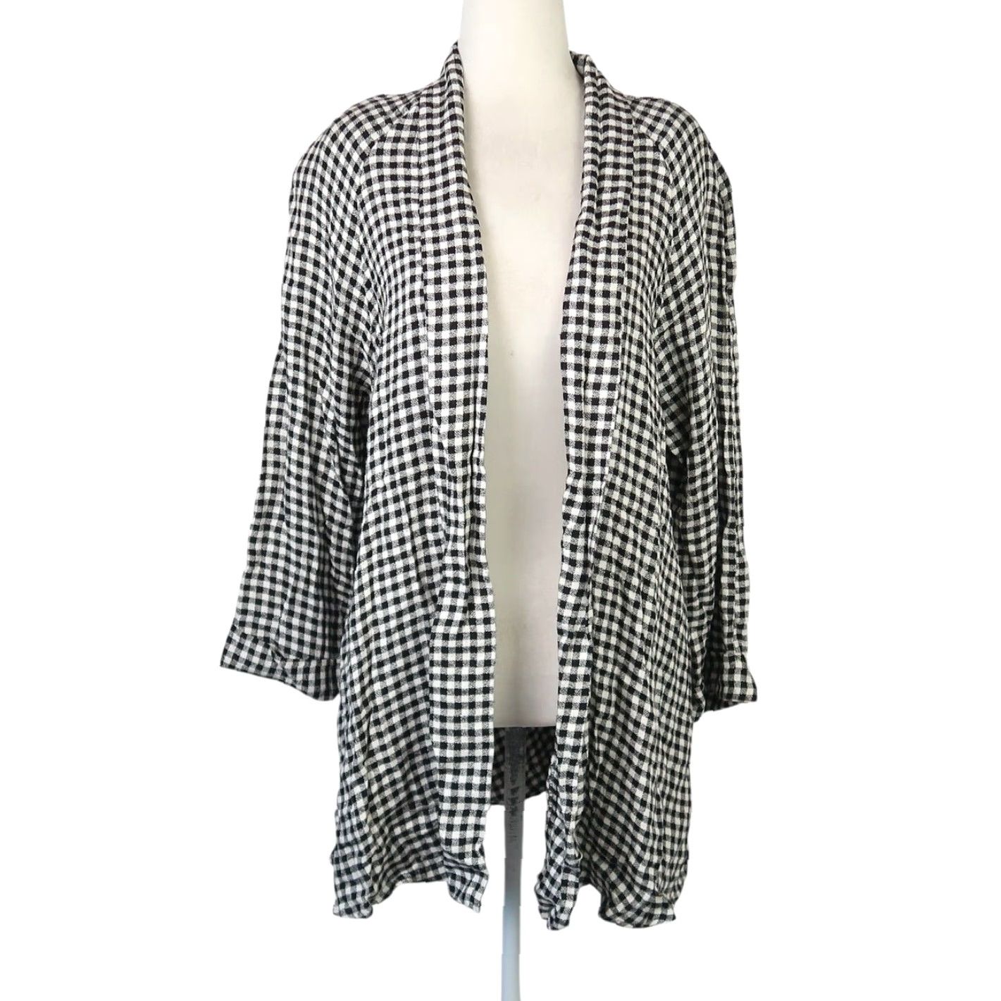 Vintage VINTAGE Rampage Blazer Jacket Check Gingham Swing Cotton 9 Women Mens Womens 90s 80s Casual Workwear Size M / US 6-8 / IT 42-44 - 2 Thumbnail