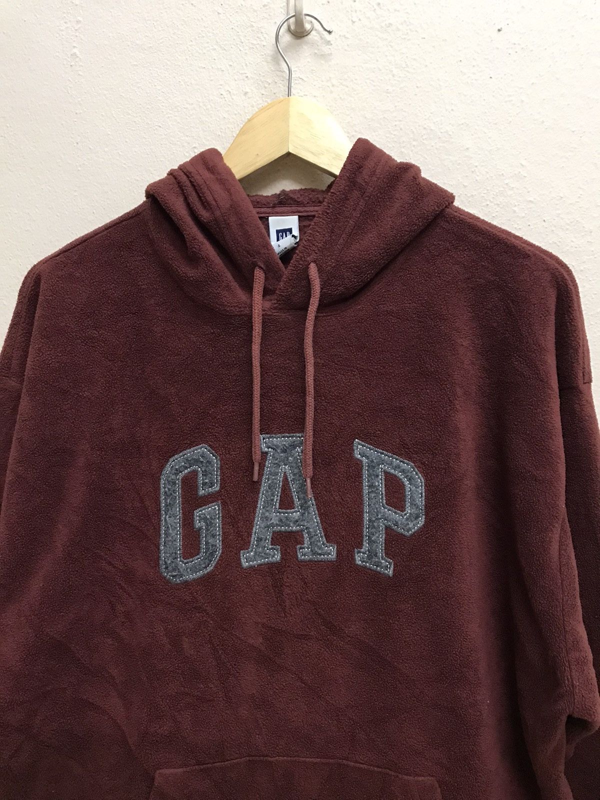 Gap × Vintage Vintage Gap Pullover Fleece Sweater Hoodie Size US L / EU 52-54 / 3 - 13 Thumbnail