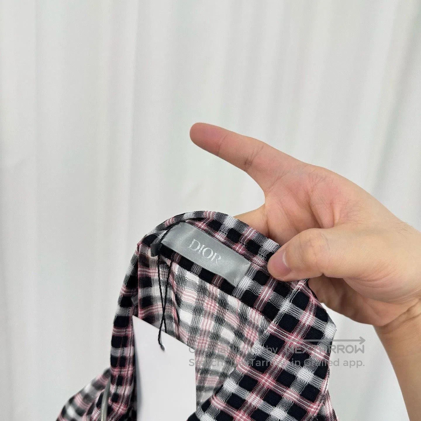 Dior Dior Checker Long Sleeve Shirt Size 41. Size US M / EU 48-50 / 2 - 5 Thumbnail
