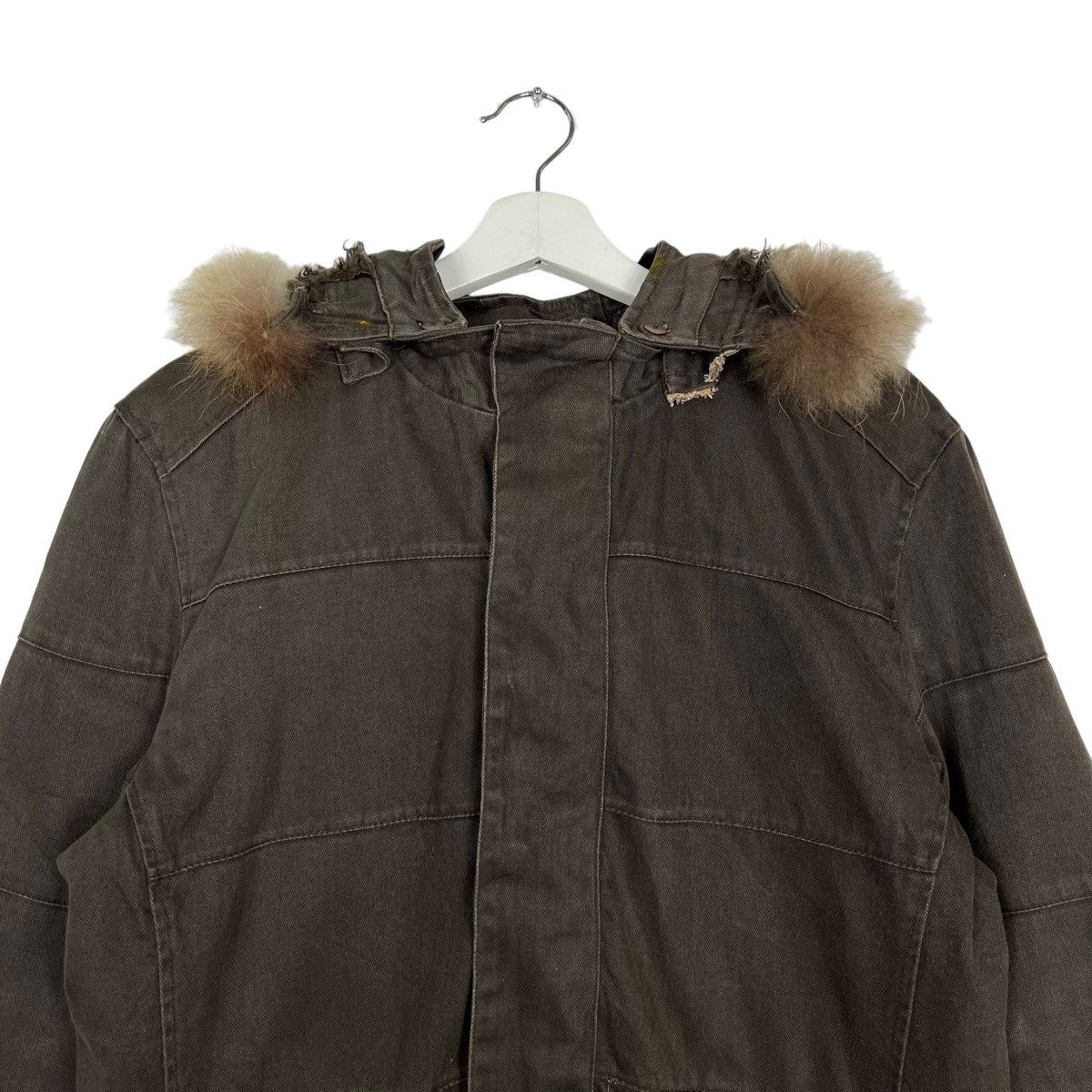 Hysteric Glamour 🔥 IN THE ATTIC FAUX FUR HOODIES UTILITY CARGO JACKET Size US M / EU 48-50 / 2 - 3 Thumbnail