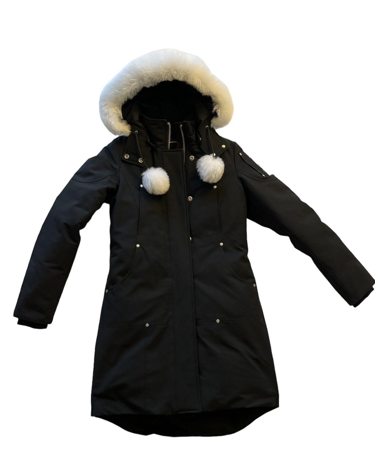 image of Moose Knuckles Stirling Down Parka in Black, Women's (Size XS)