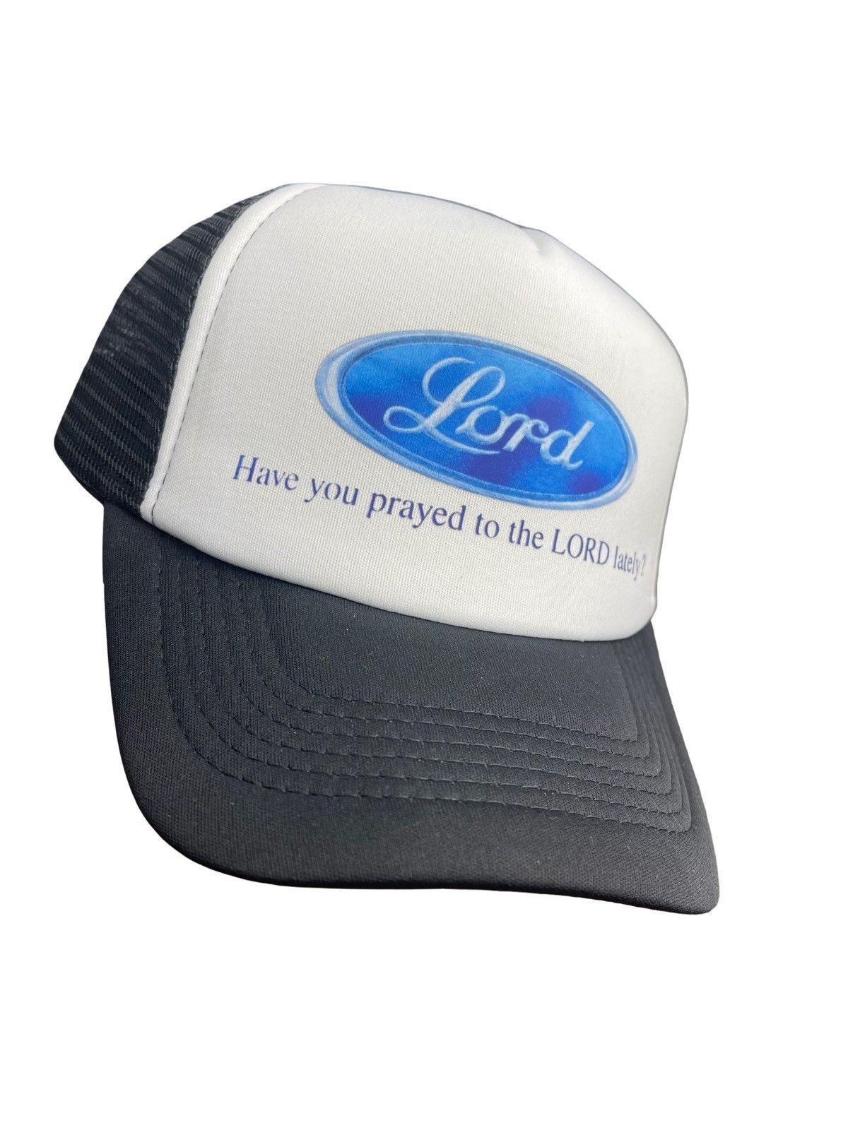 Vintage Have you prayed Trucker hat Size ONE SIZE - 2 Thumbnail