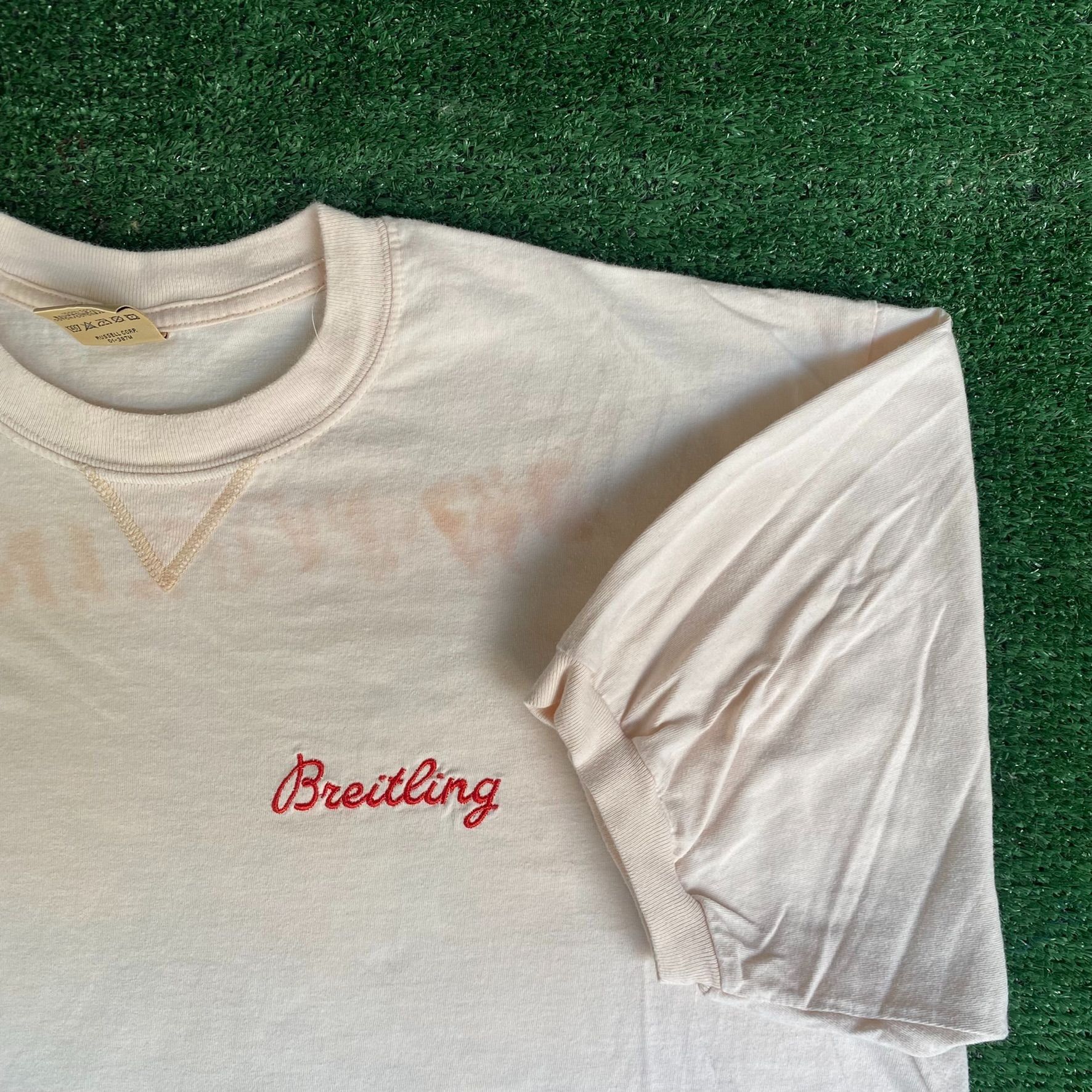 Breitling Vintage 90s Breitling Helicopter Shirt Military Aviation Tee Size US XL / EU 56 / 4 - 6 Thumbnail
